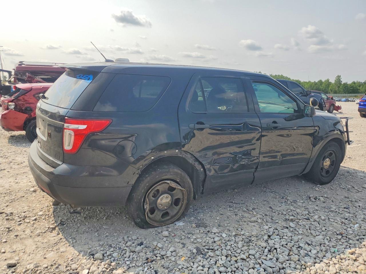 2015 Ford Explorer Police Interceptor Black vin: 1FM5K8AR2FGA28518