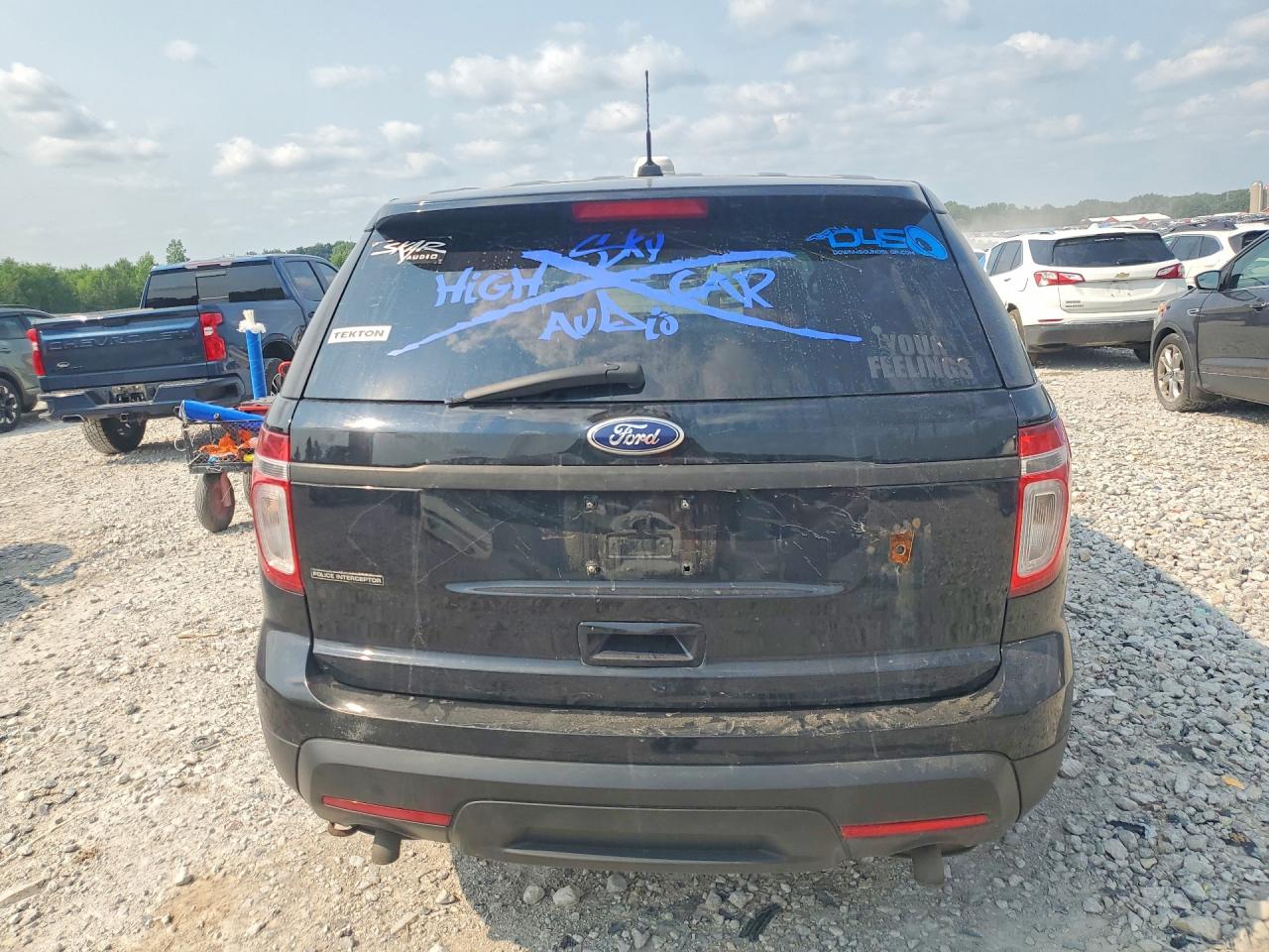 2015 Ford Explorer Police Interceptor Black vin: 1FM5K8AR2FGA28518