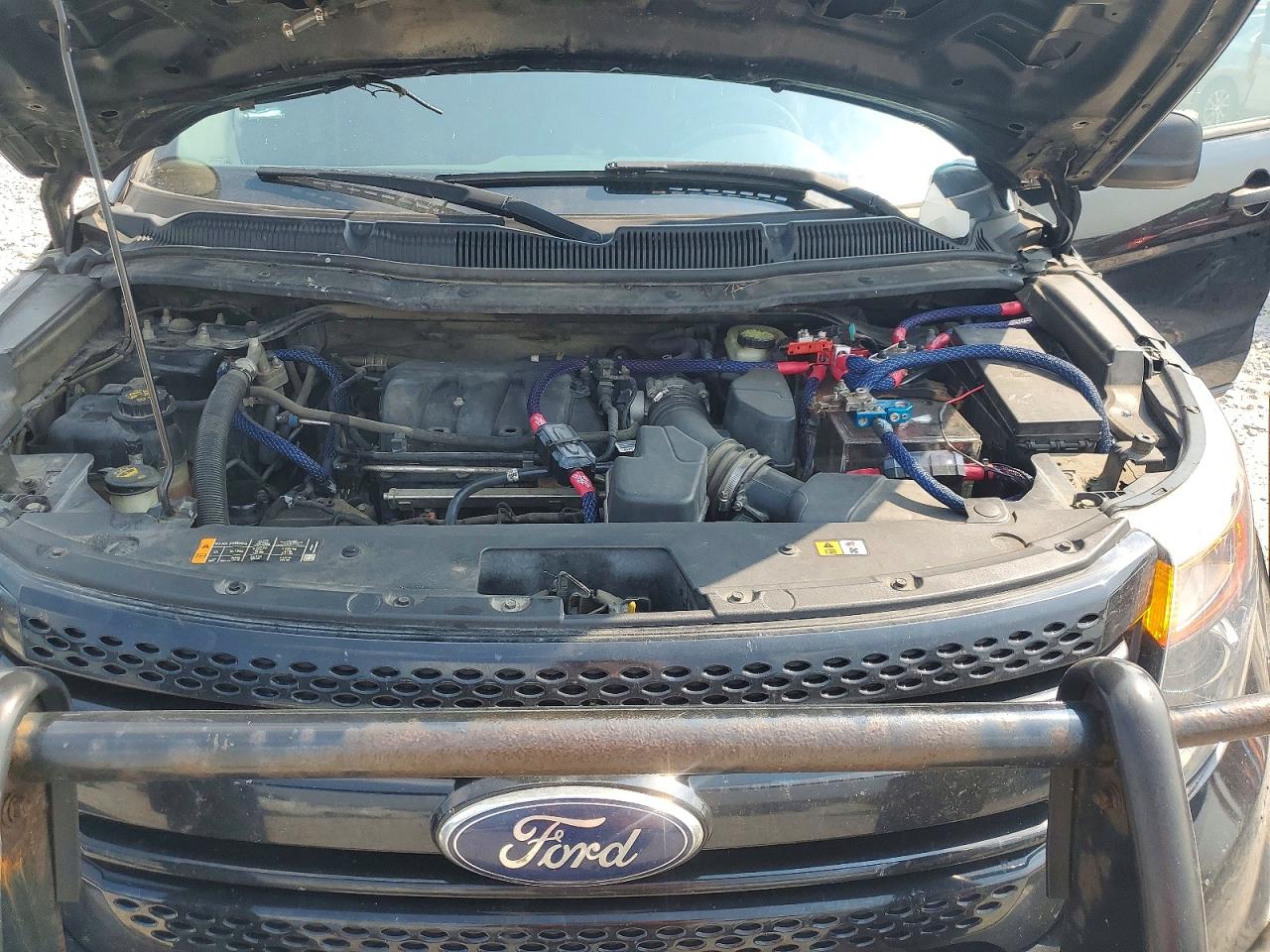 2015 Ford Explorer Police Interceptor Black vin: 1FM5K8AR2FGA28518