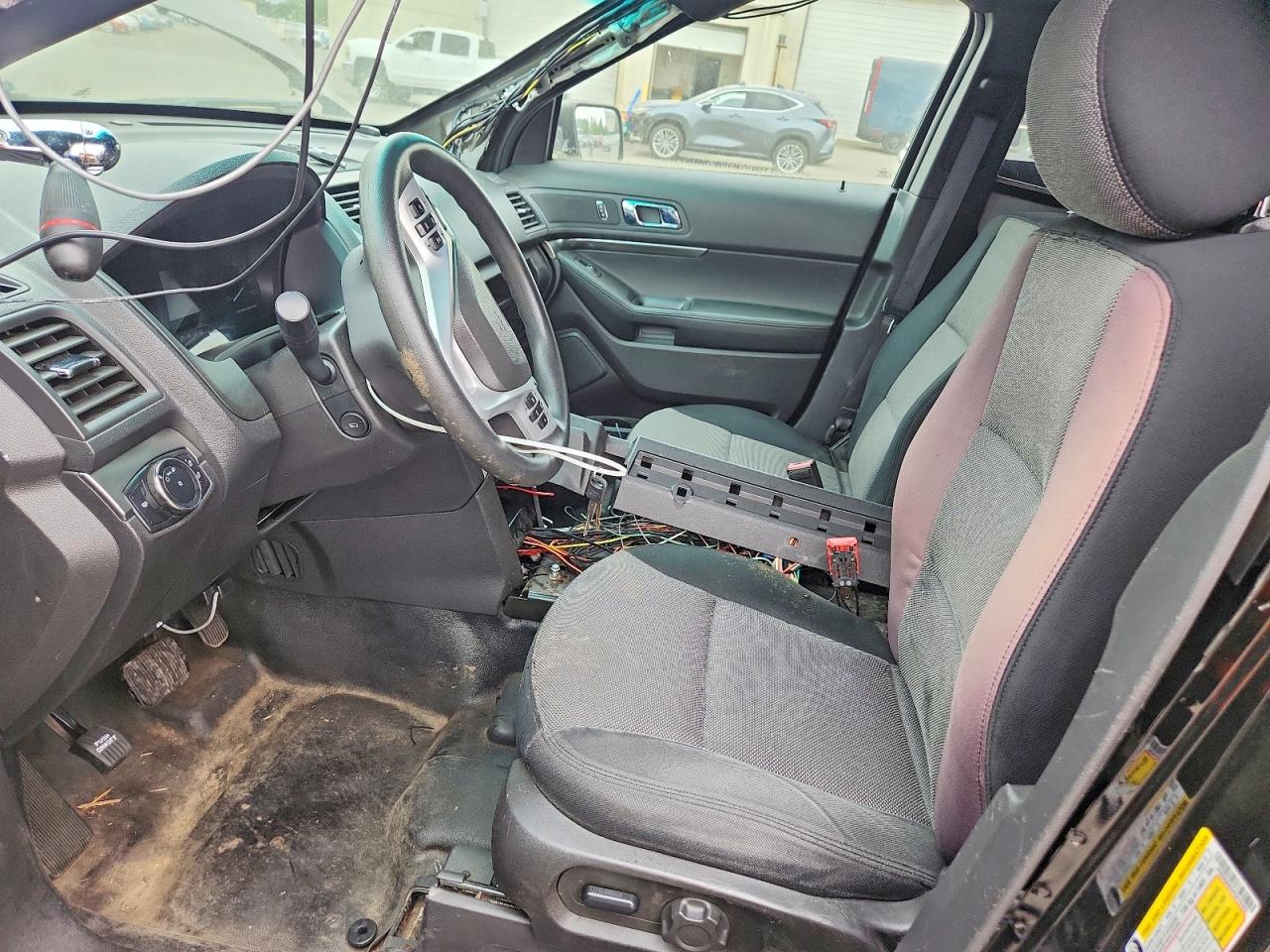 2015 Ford Explorer Police Interceptor Black vin: 1FM5K8AR2FGA70302