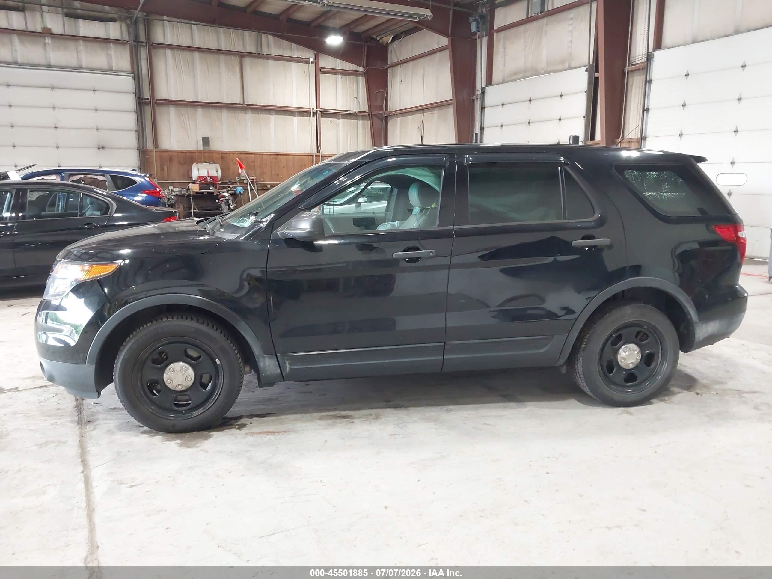 2015 Ford Utility Police Interceptor   Black vin: 1FM5K8AR2FGA89190