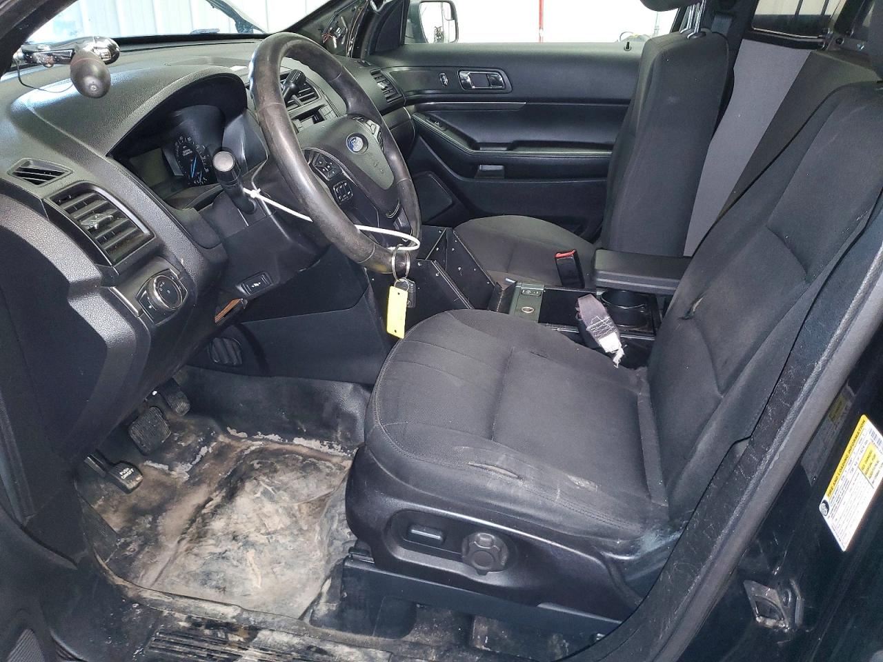2018 Ford Explorer Police Interceptor Black vin: 1FM5K8AR2JGA27314