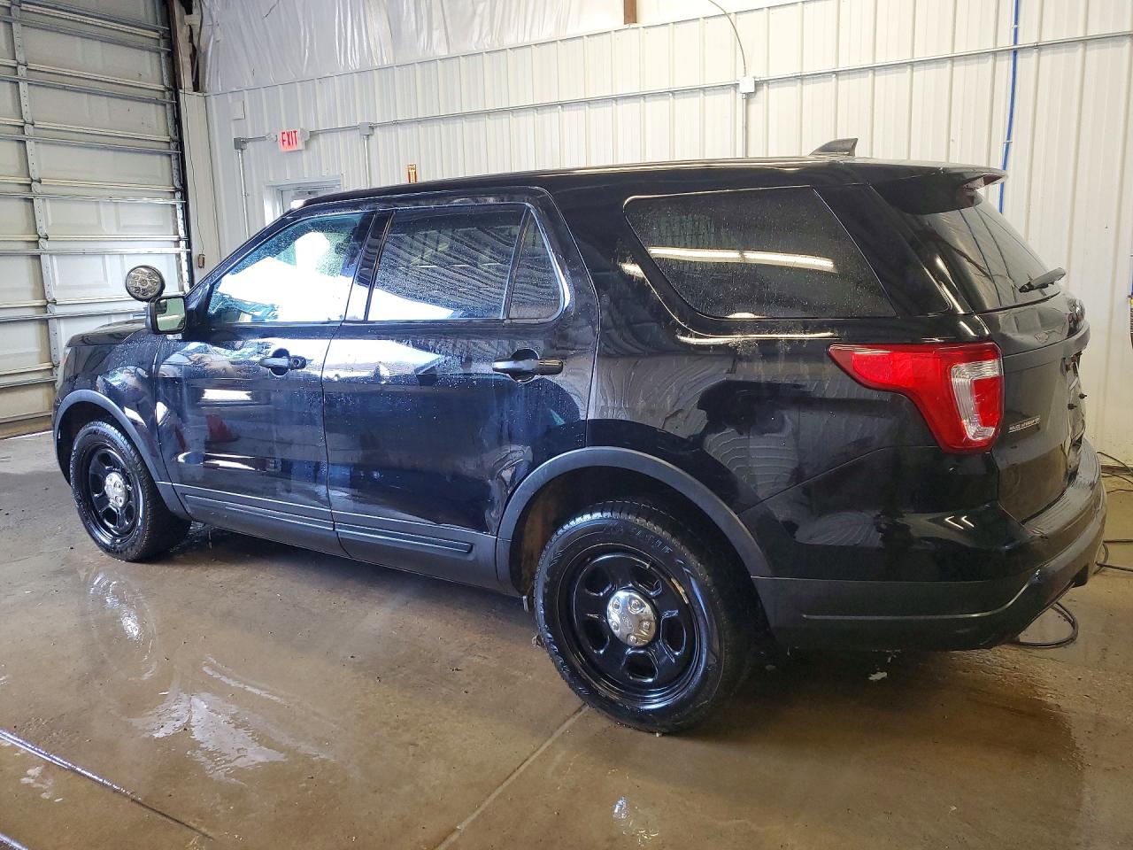 2018 Ford Explorer Police Interceptor Black vin: 1FM5K8AR2JGA27314