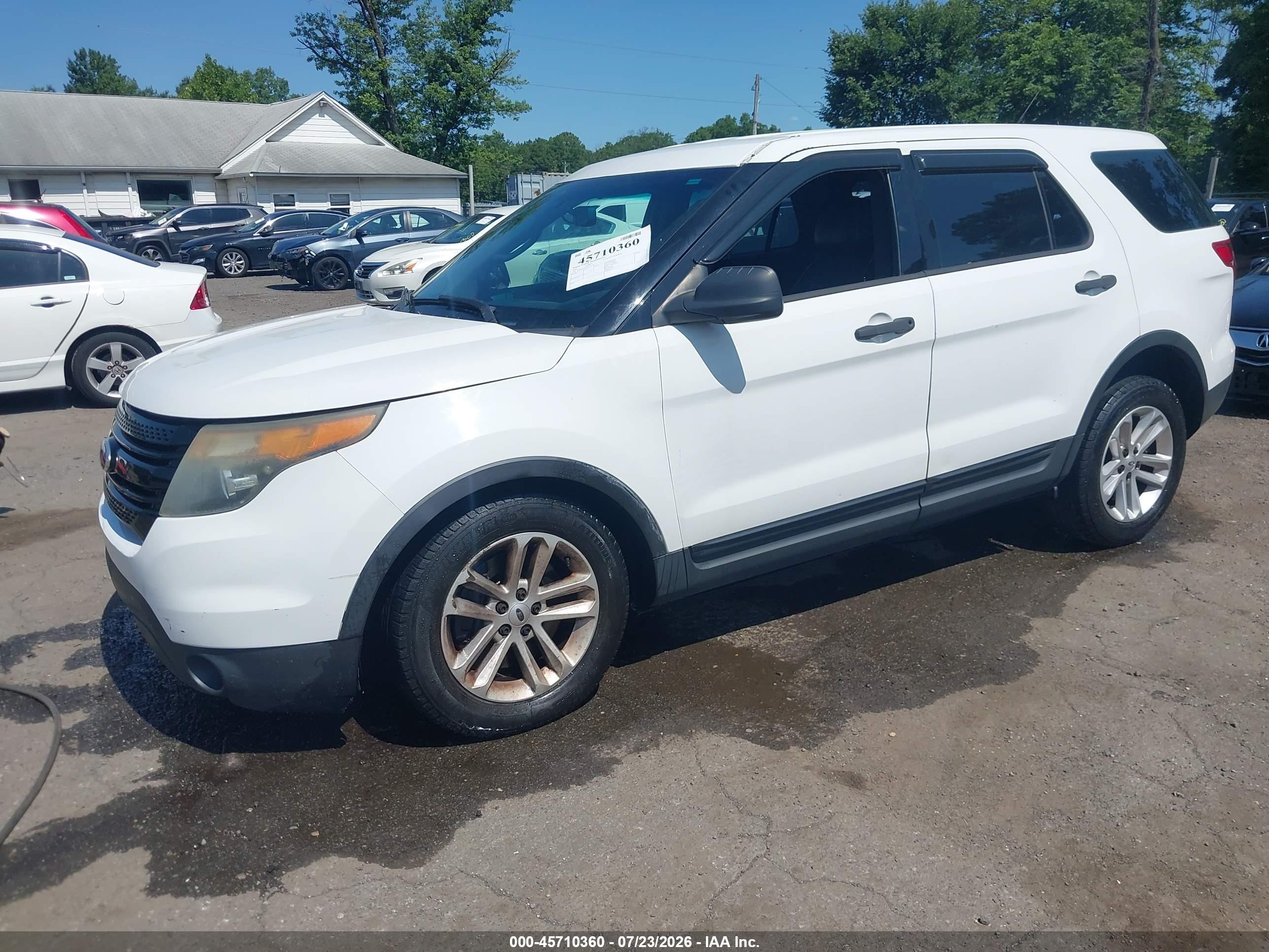 2013 Ford Utility Police Interceptor   Белый vin: 1FM5K8AR3DGA22241