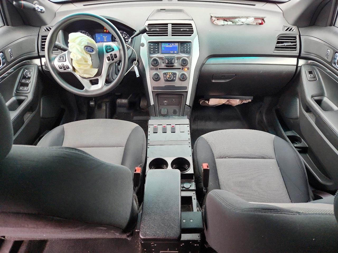2013 Ford Explorer Police Interceptor White vin: 1FM5K8AR3DGC10970