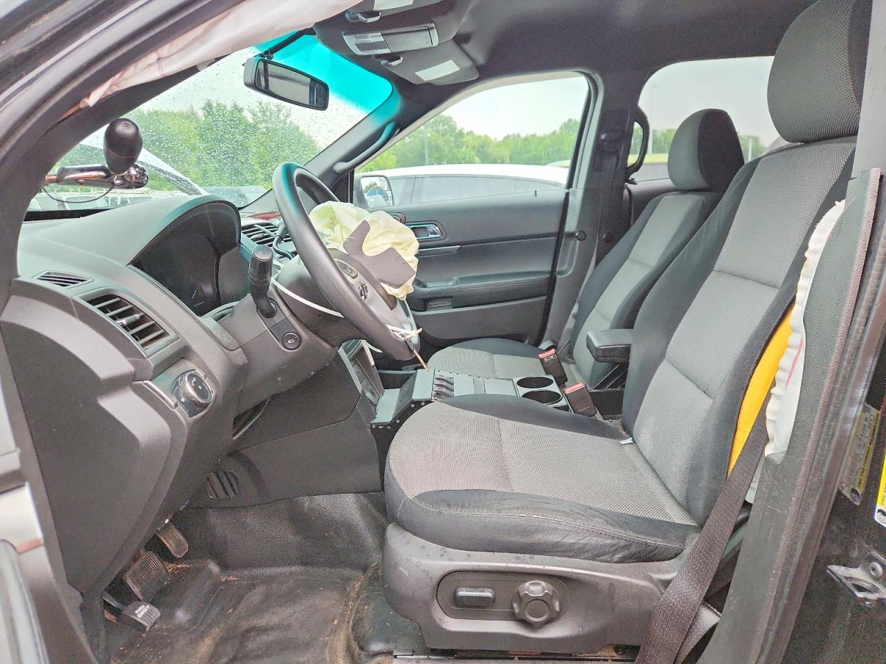 2013 Ford Explorer Police Interceptor White vin: 1FM5K8AR3DGC10970