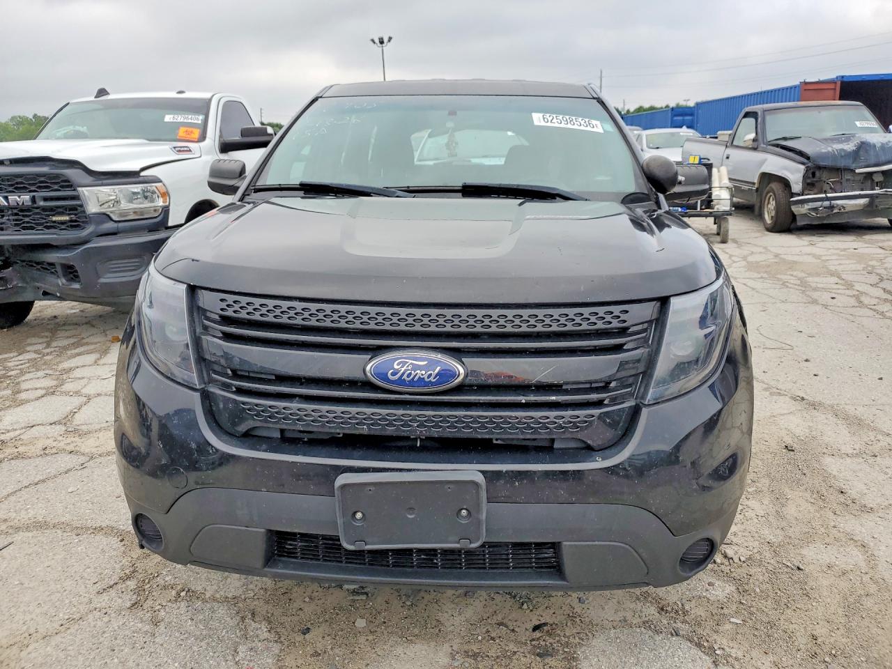 2013 Ford Explorer Police Interceptor Black vin: 1FM5K8AR3DGC30846