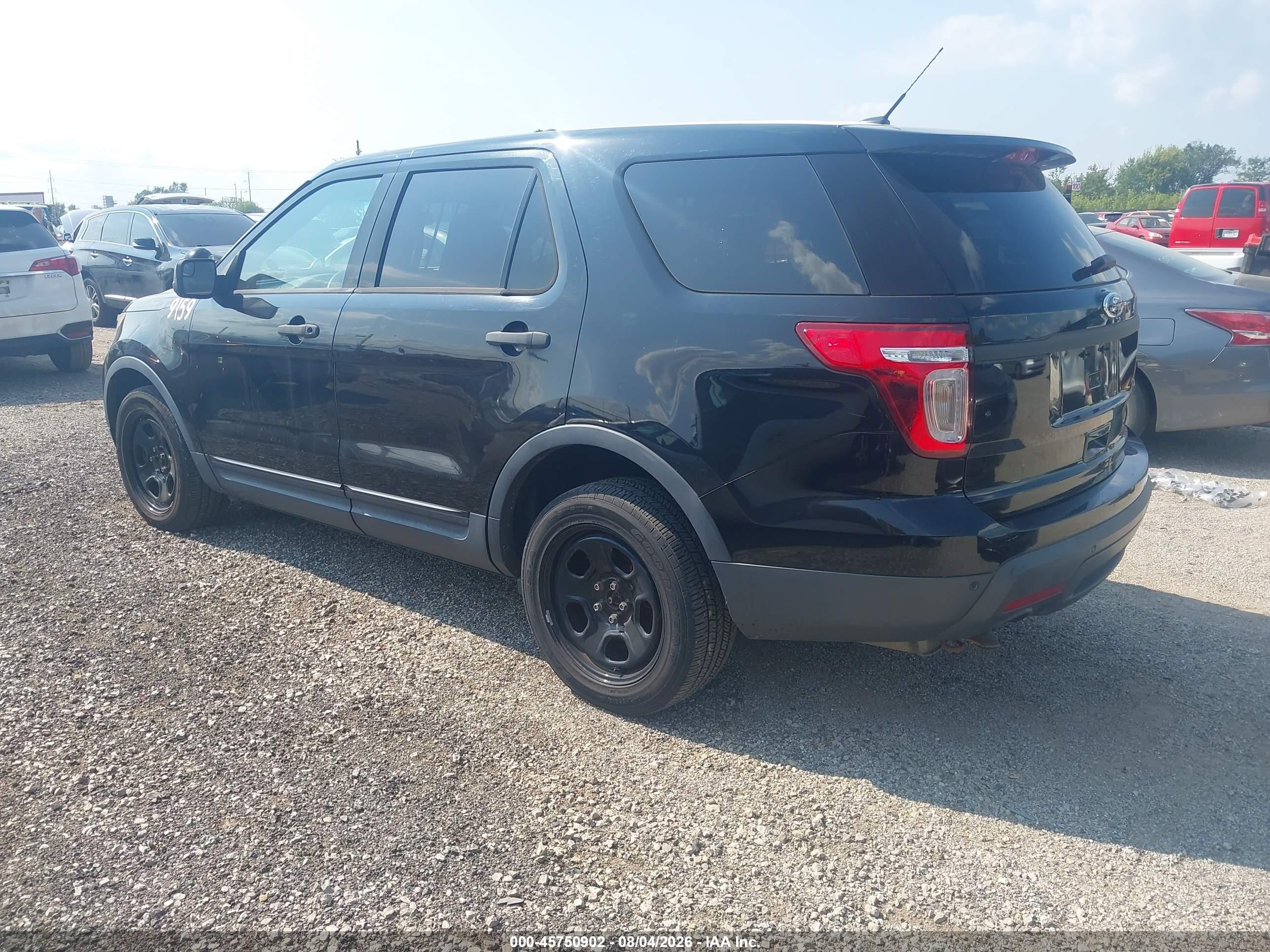 2013 Ford Utility Police Interceptor   Черный vin: 1FM5K8AR3DGC87077