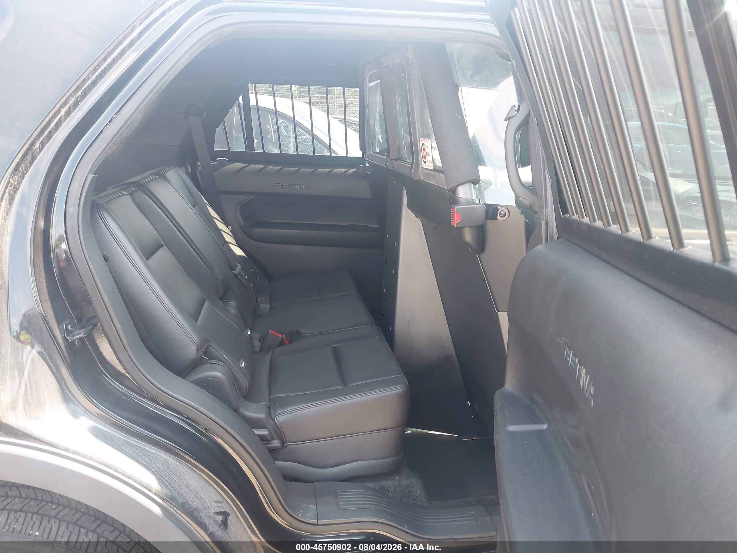 2013 Ford Utility Police Interceptor   Черный vin: 1FM5K8AR3DGC87077