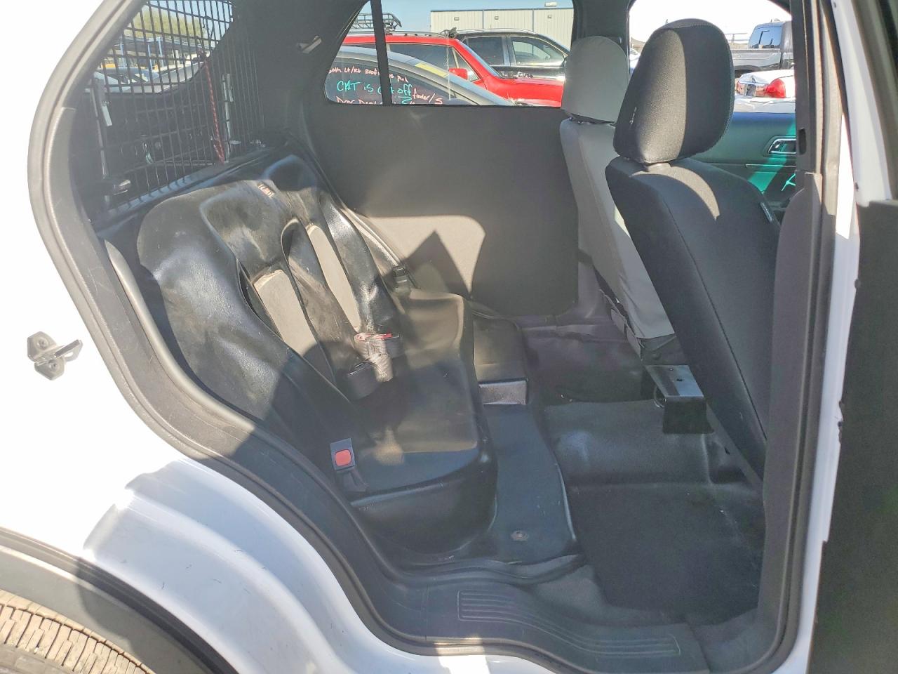 2014 Ford Explorer Police Interceptor White vin: 1FM5K8AR3EGA75913