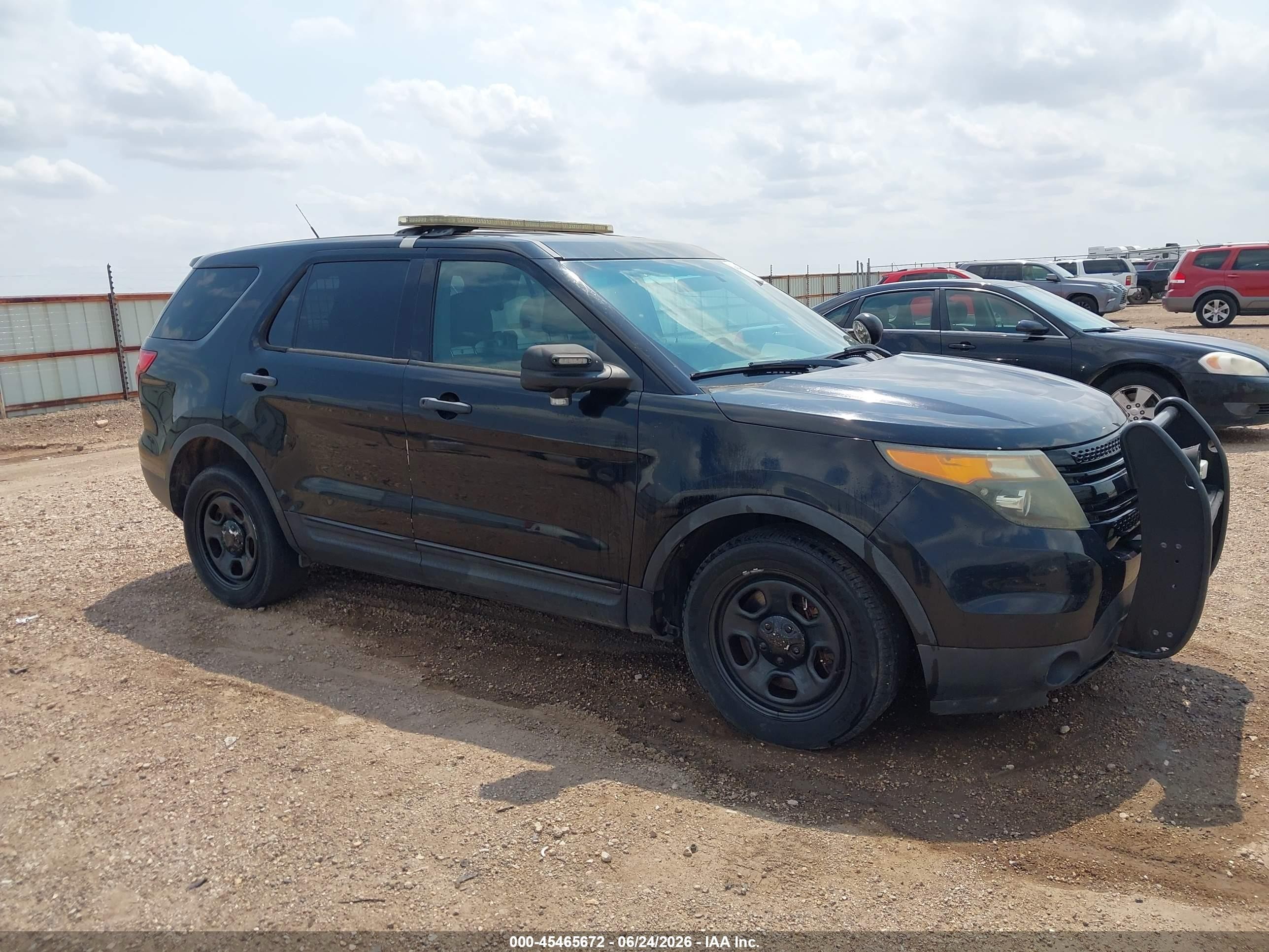 2015 Ford Utility Police Interceptor   Черный vin: 1FM5K8AR3FGA04387
