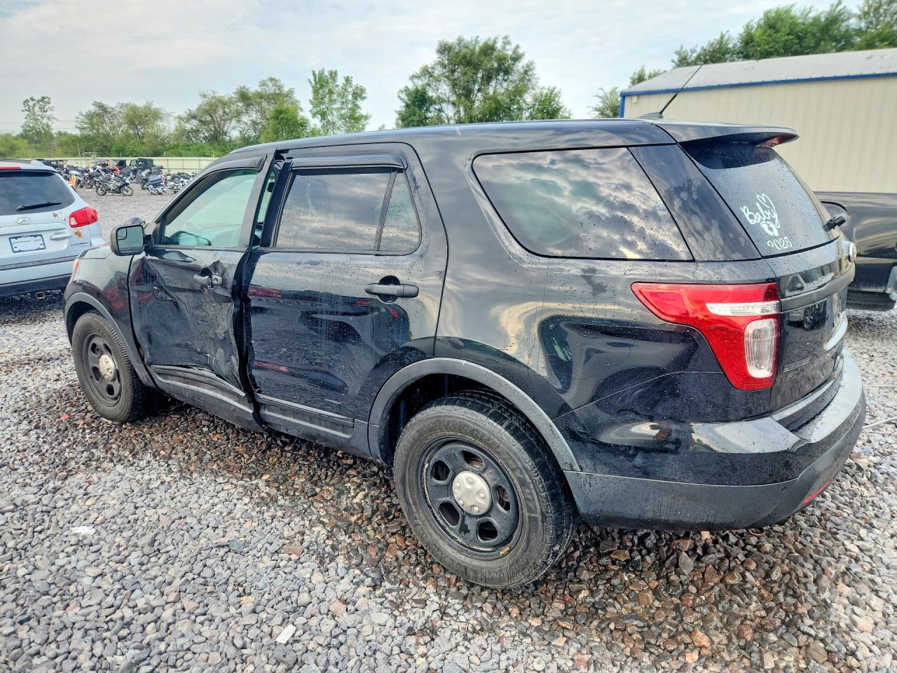 2015 Ford Explorer Police Interceptor Black vin: 1FM5K8AR3FGA35221