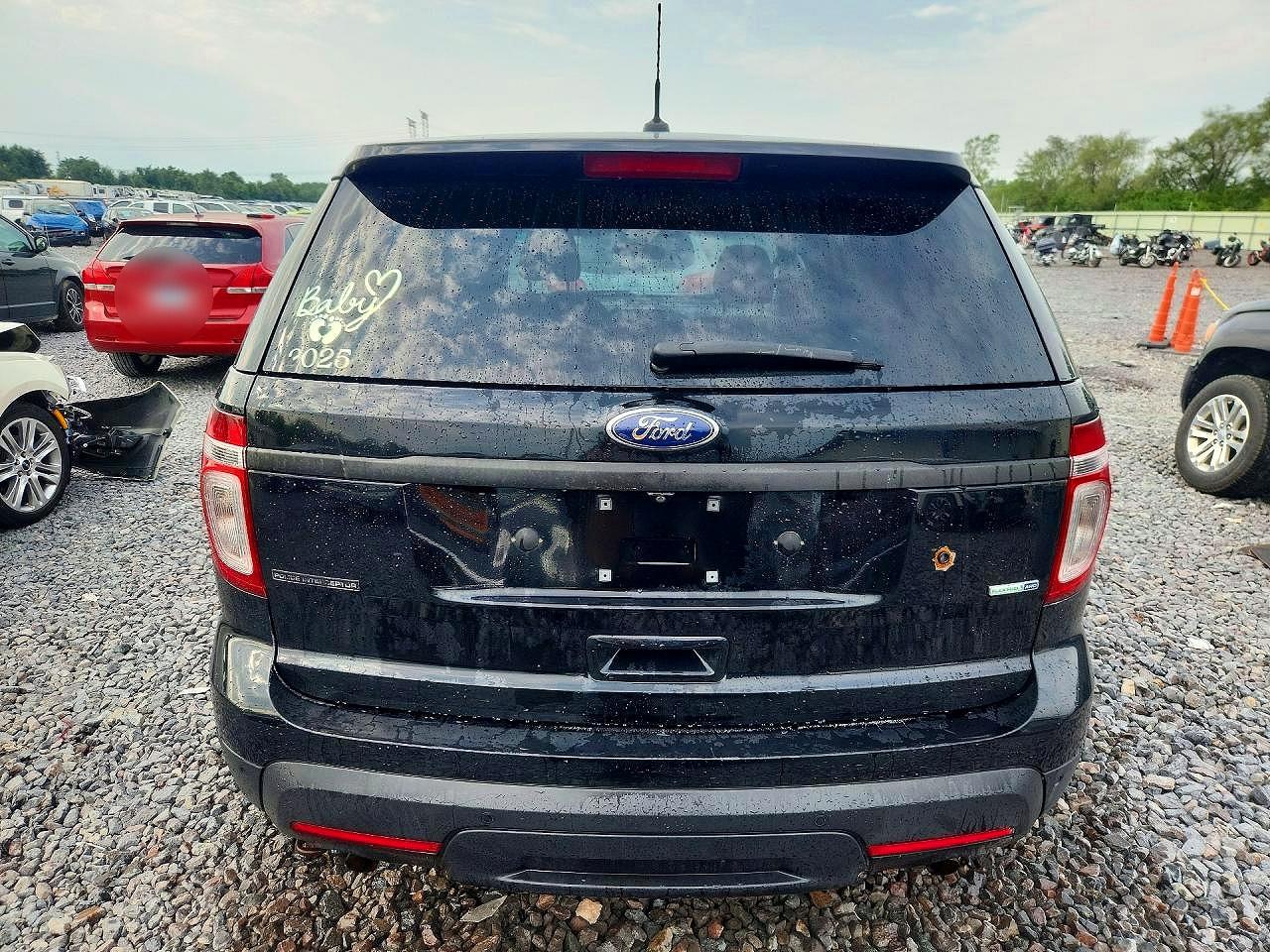 2015 Ford Explorer Police Interceptor Black vin: 1FM5K8AR3FGA35221