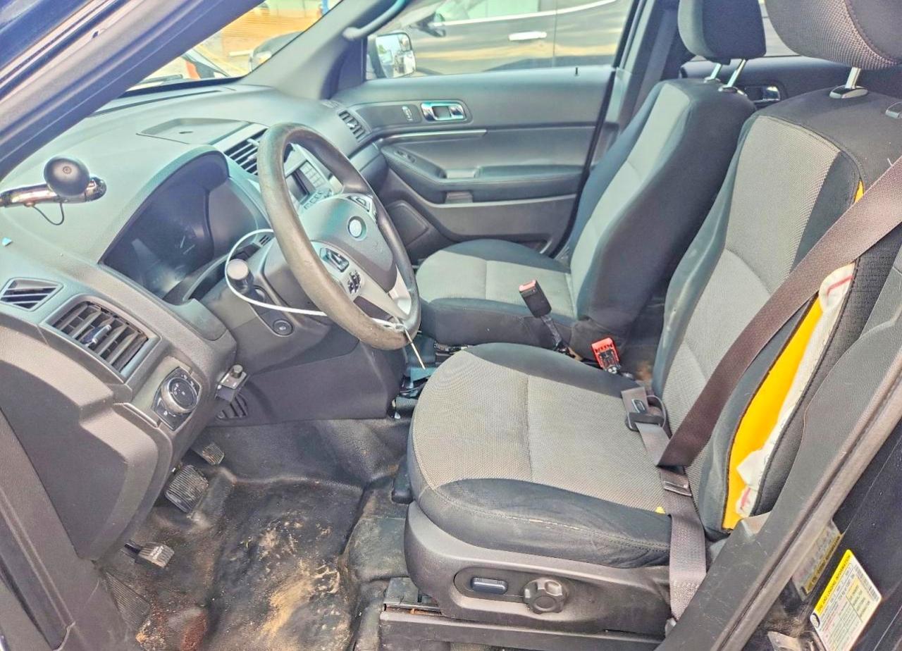 2015 Ford Explorer Police Interceptor Black vin: 1FM5K8AR3FGA35221