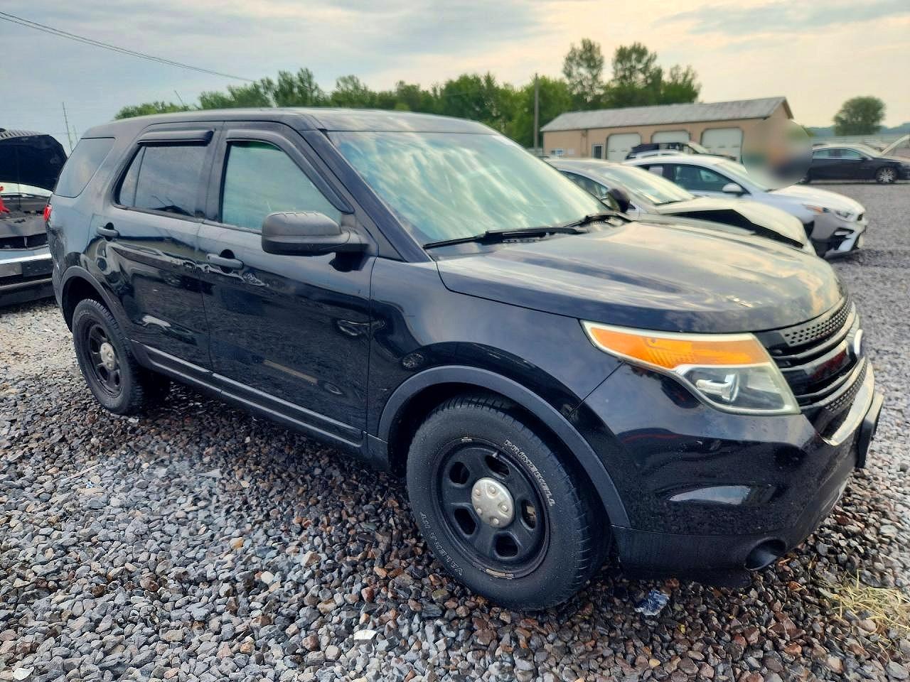 2015 Ford Explorer Police Interceptor Black vin: 1FM5K8AR3FGA35221