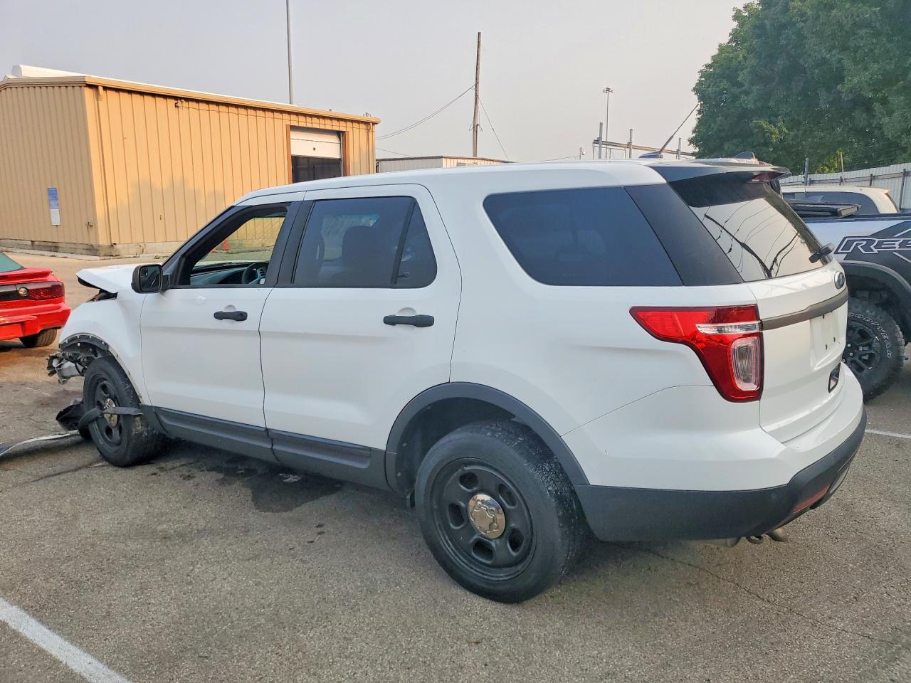 2013 Ford Explorer Police Interceptor White vin: 1FM5K8AR4DGA56172
