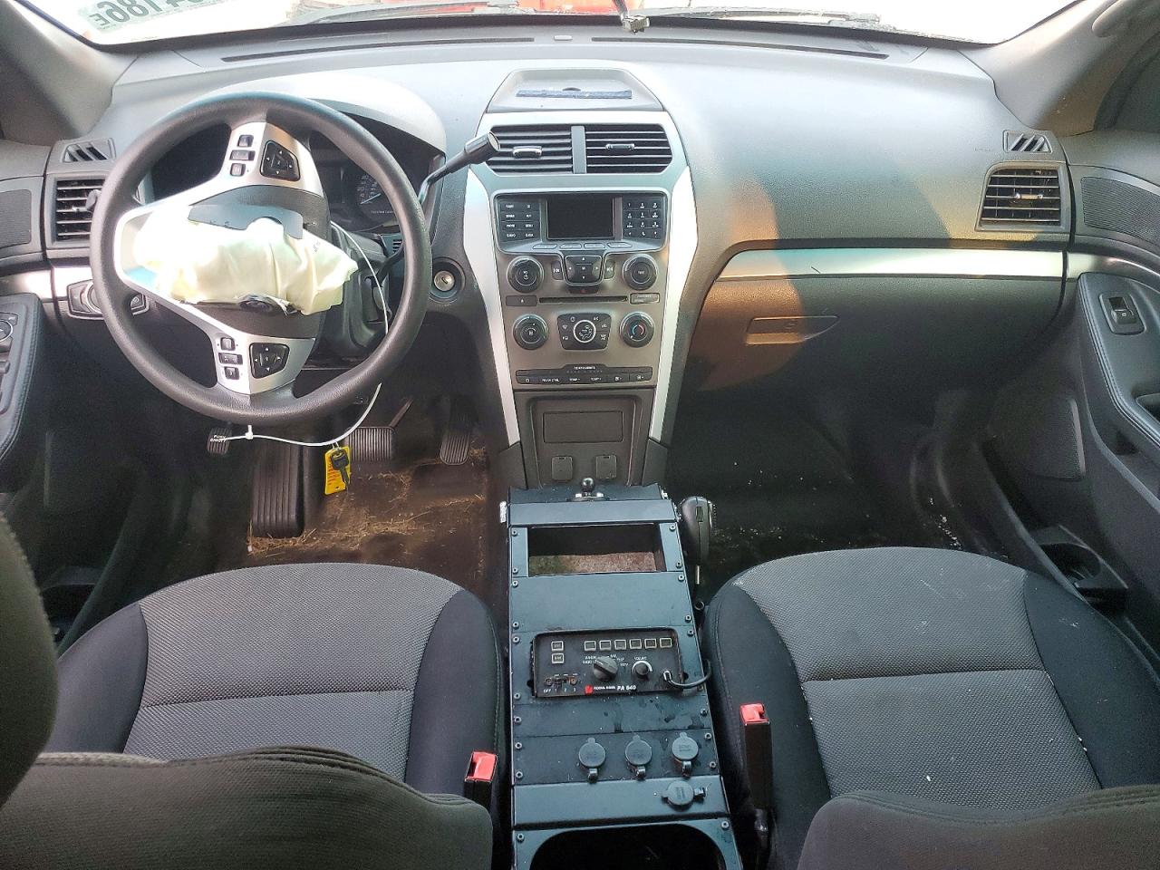 2013 Ford Explorer Police Interceptor White vin: 1FM5K8AR4DGA56172