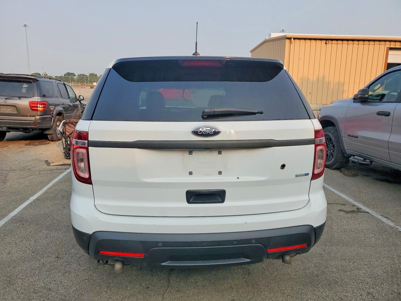 2013 Ford Explorer Police Interceptor White vin: 1FM5K8AR4DGA56172