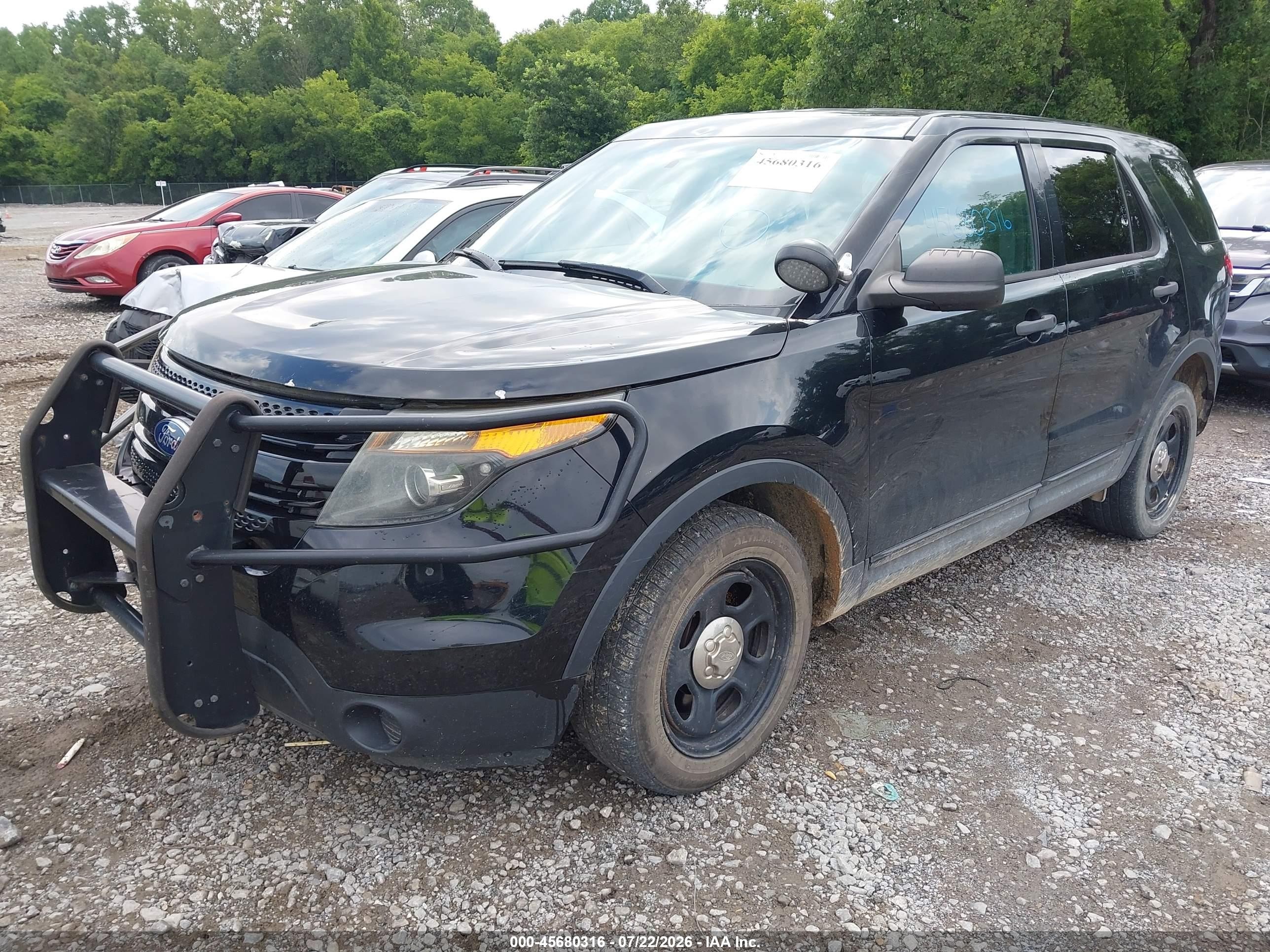 2014 Ford Utility Police Interceptor   Black vin: 1FM5K8AR4EGA44931