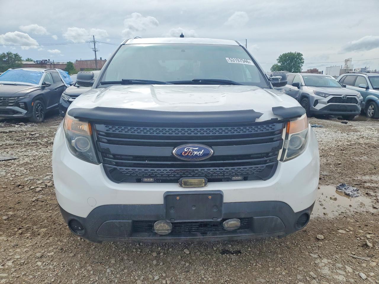 2014 Ford Explorer White vin: 1FM5K8AR4EGA70669