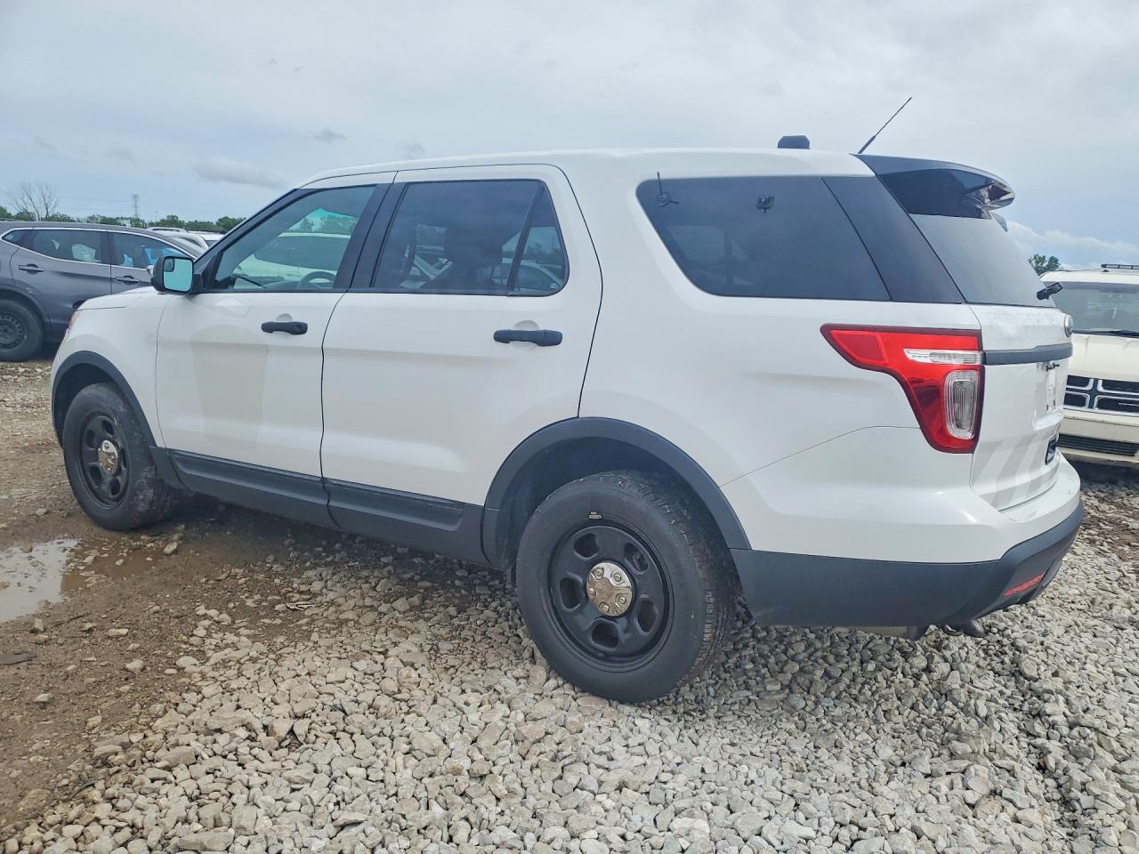 2014 Ford Explorer White vin: 1FM5K8AR4EGA70669