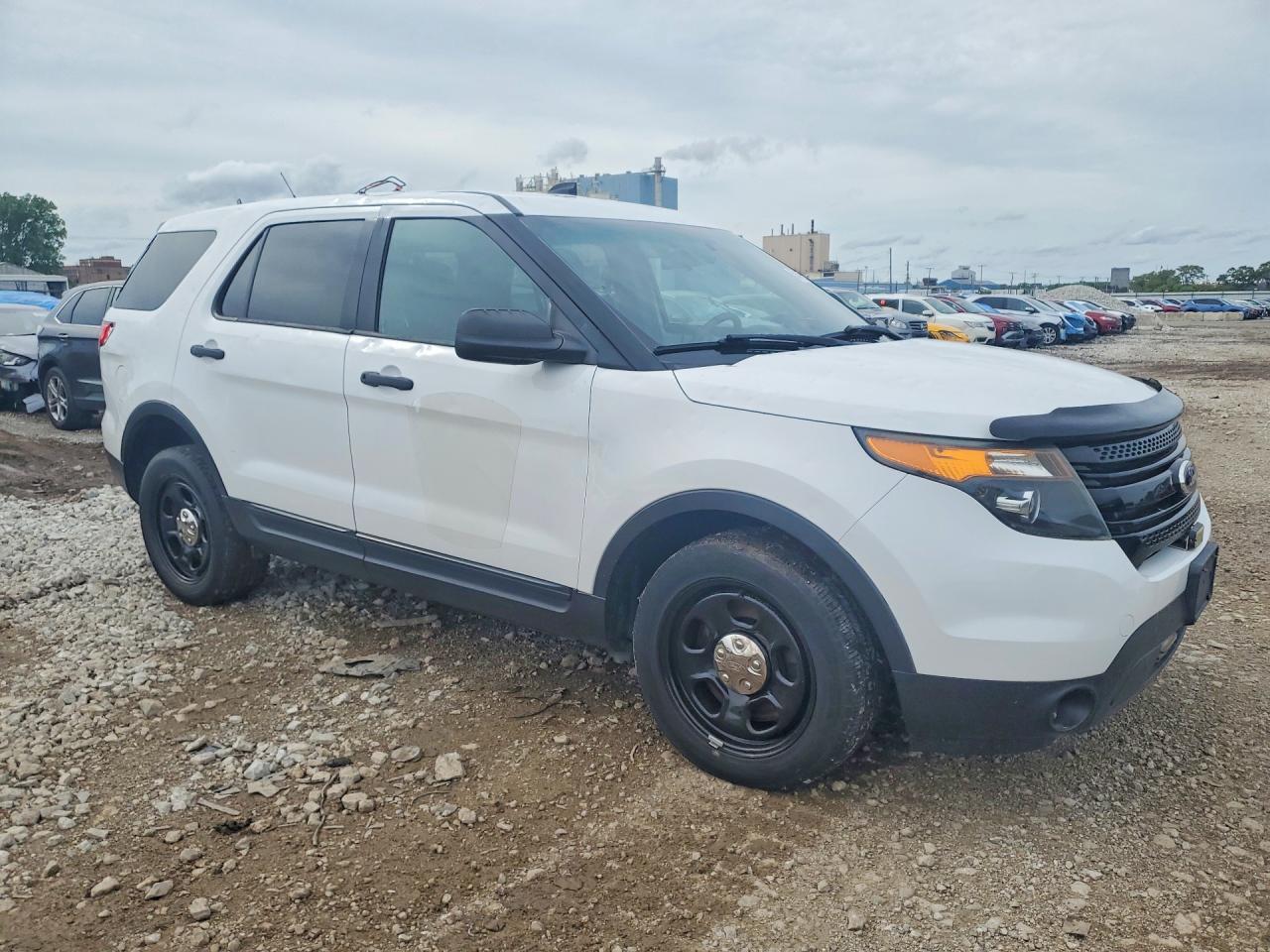 2014 Ford Explorer White vin: 1FM5K8AR4EGA70669