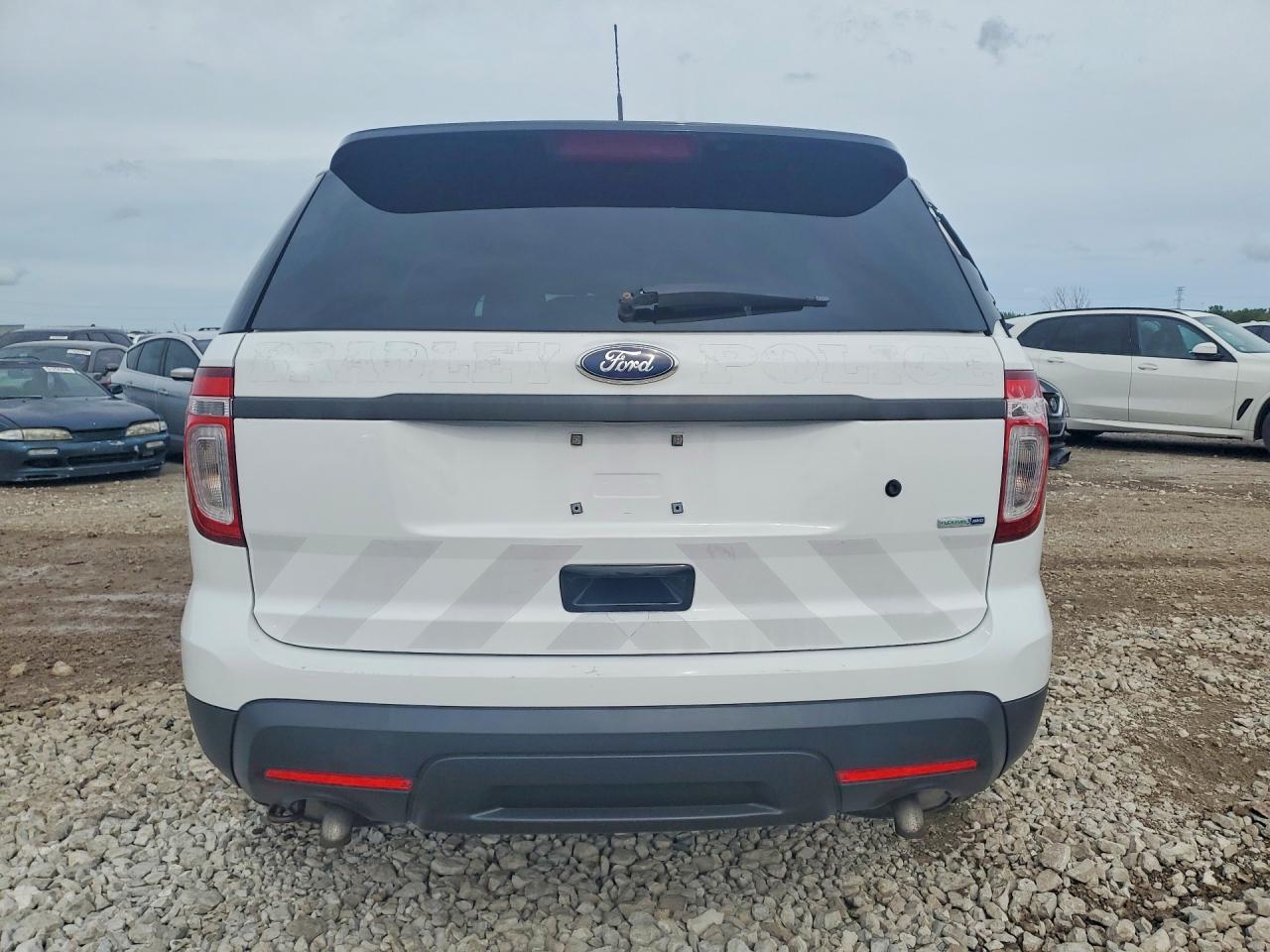 2014 Ford Explorer White vin: 1FM5K8AR4EGA70669