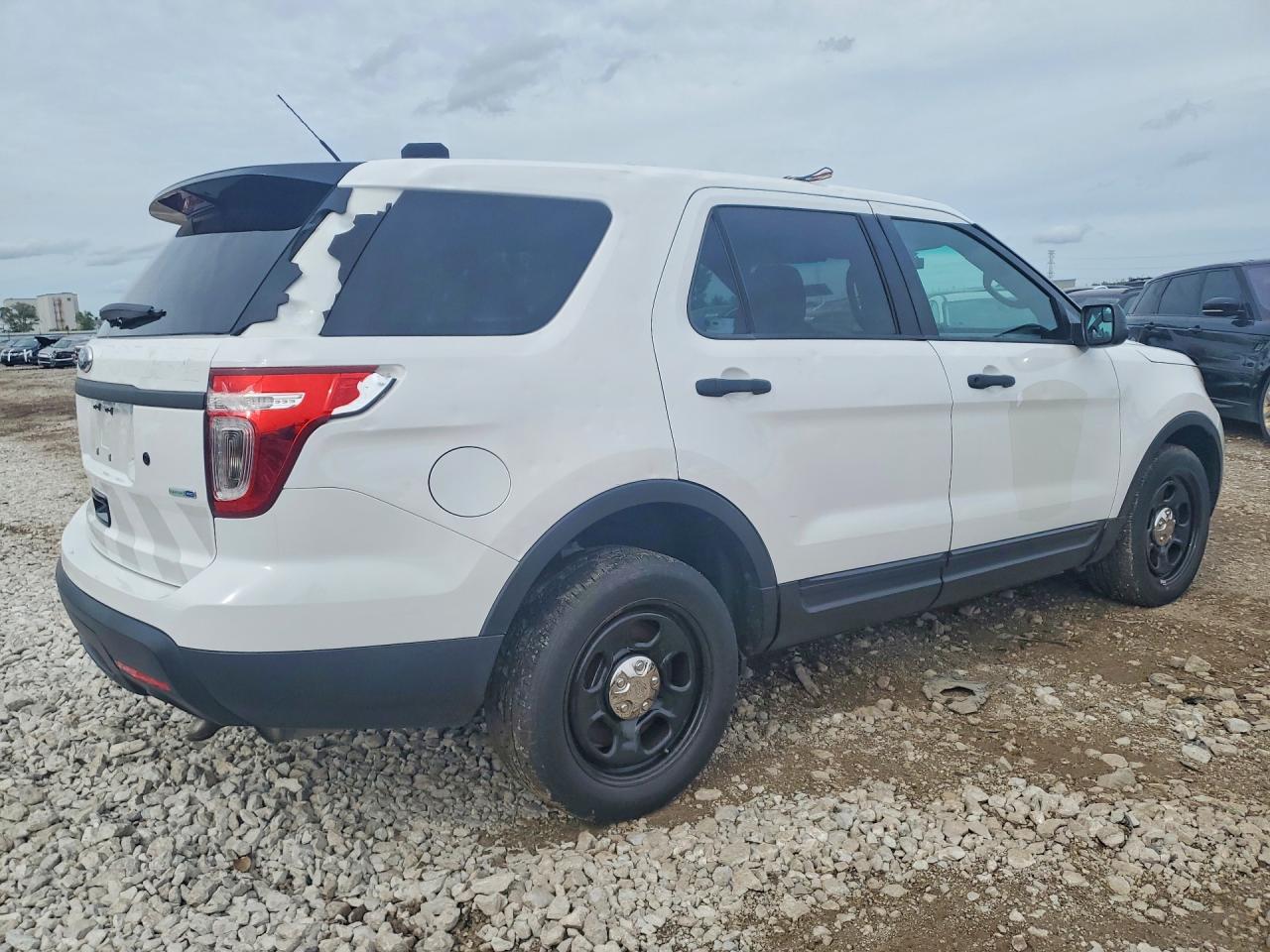 2014 Ford Explorer White vin: 1FM5K8AR4EGA70669