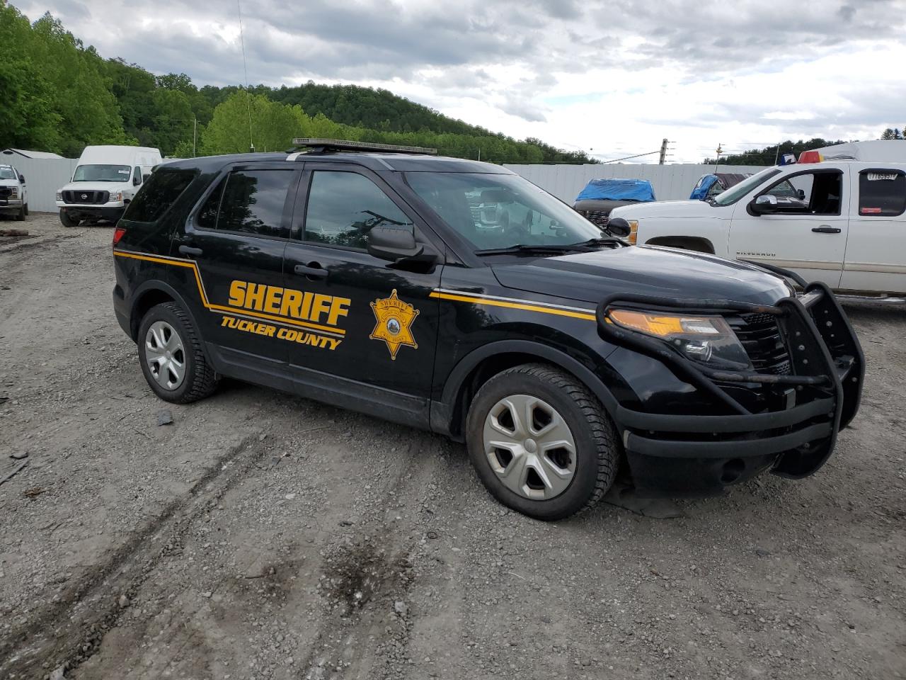 2015 Ford Explorer Police Interceptor Black vin: 1FM5K8AR4FGA88252