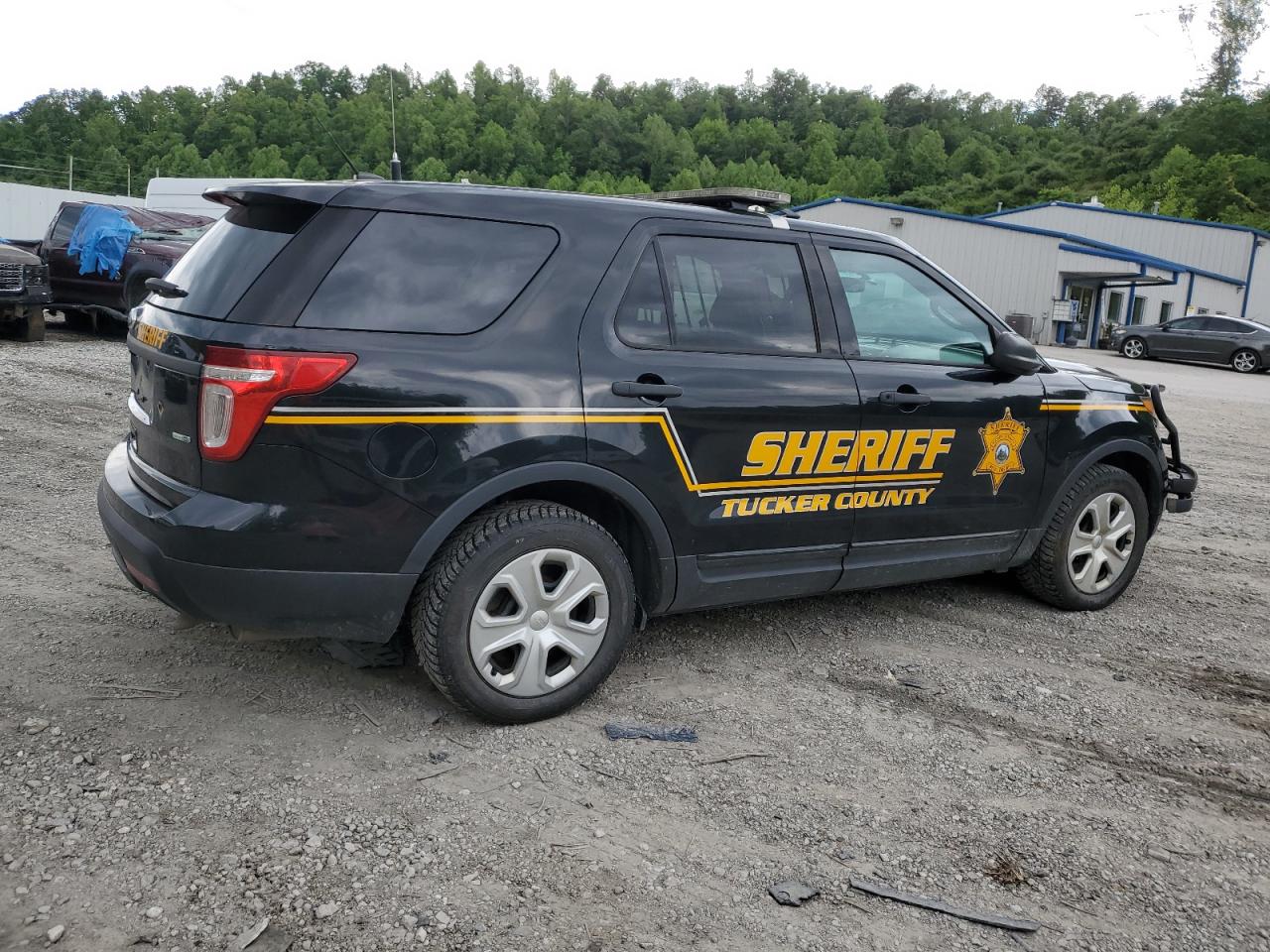 2015 Ford Explorer Police Interceptor Black vin: 1FM5K8AR4FGA88252
