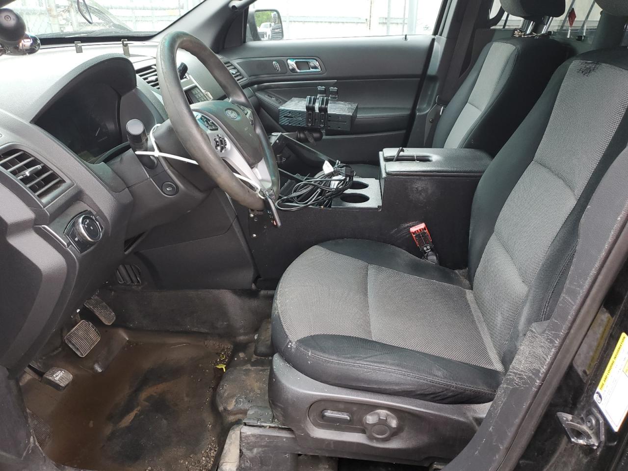 2015 Ford Explorer Police Interceptor Black vin: 1FM5K8AR4FGA88252