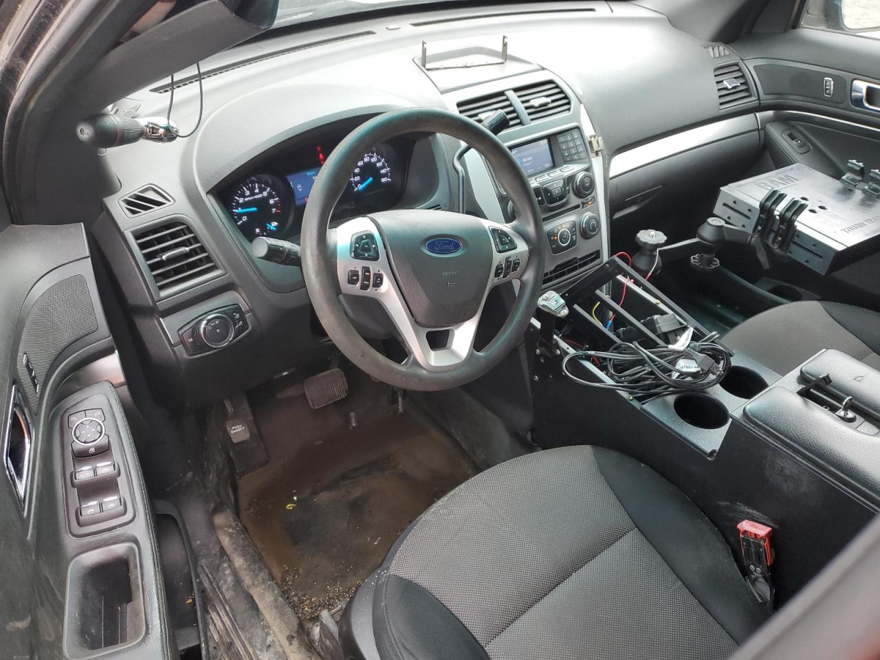 2015 Ford Explorer Police Interceptor Black vin: 1FM5K8AR4FGA88252