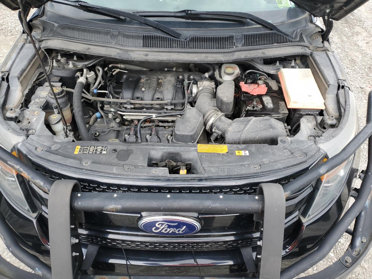2015 Ford Explorer Police Interceptor Black vin: 1FM5K8AR4FGA88252