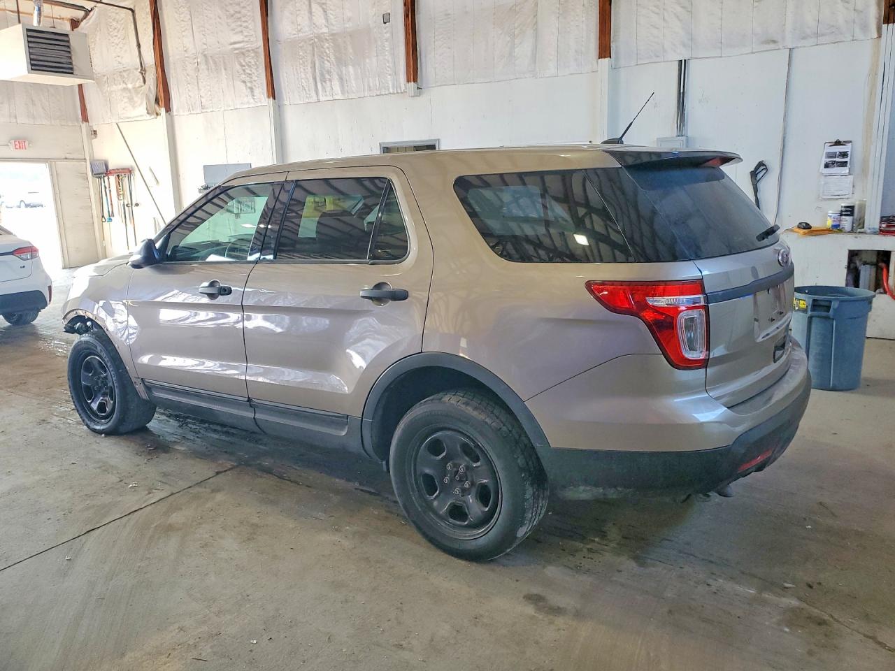 2015 Ford Explorer Police Interceptor Brown vin: 1FM5K8AR4FGC13959
