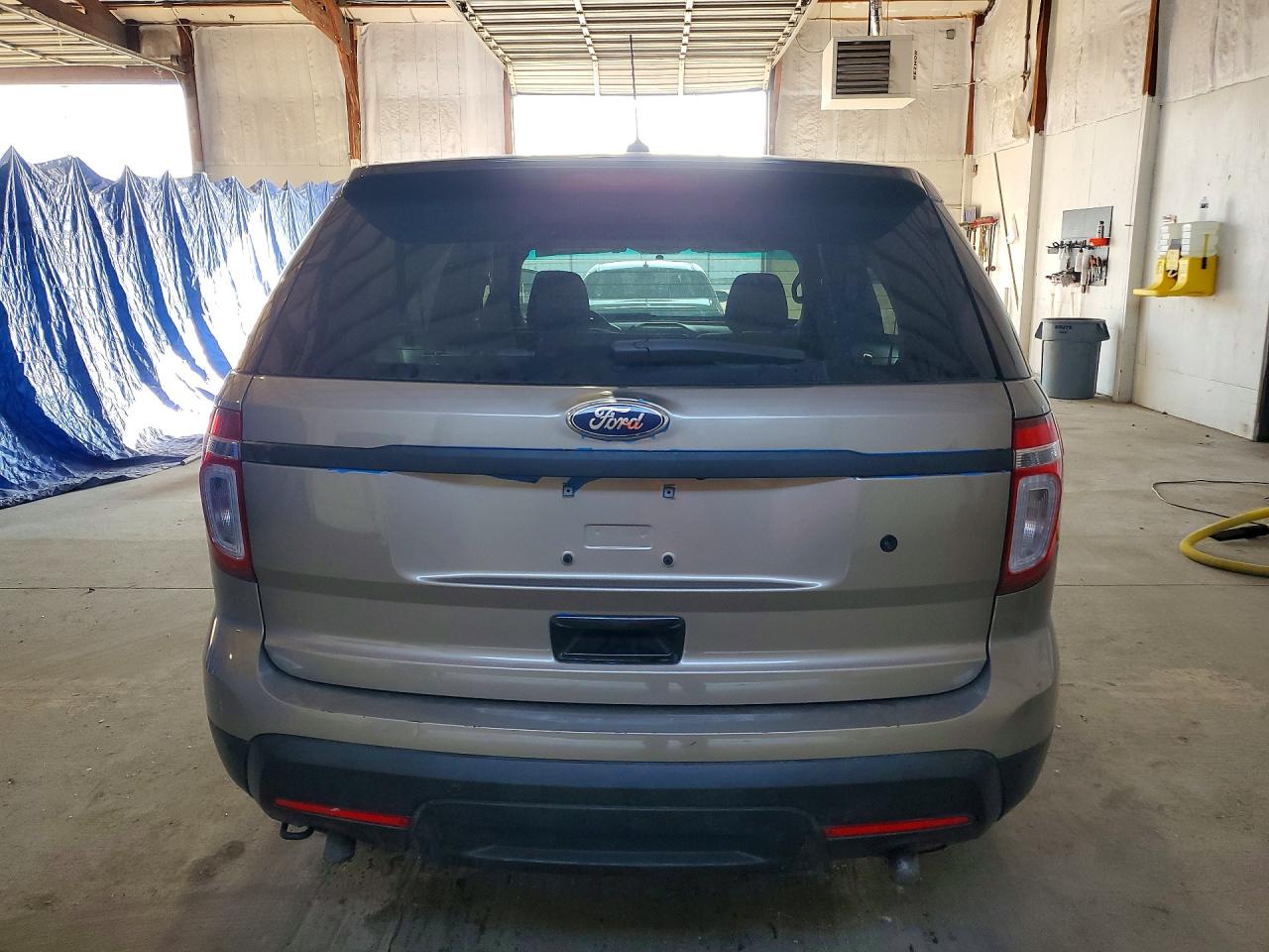 2015 Ford Explorer Police Interceptor Brown vin: 1FM5K8AR4FGC13959
