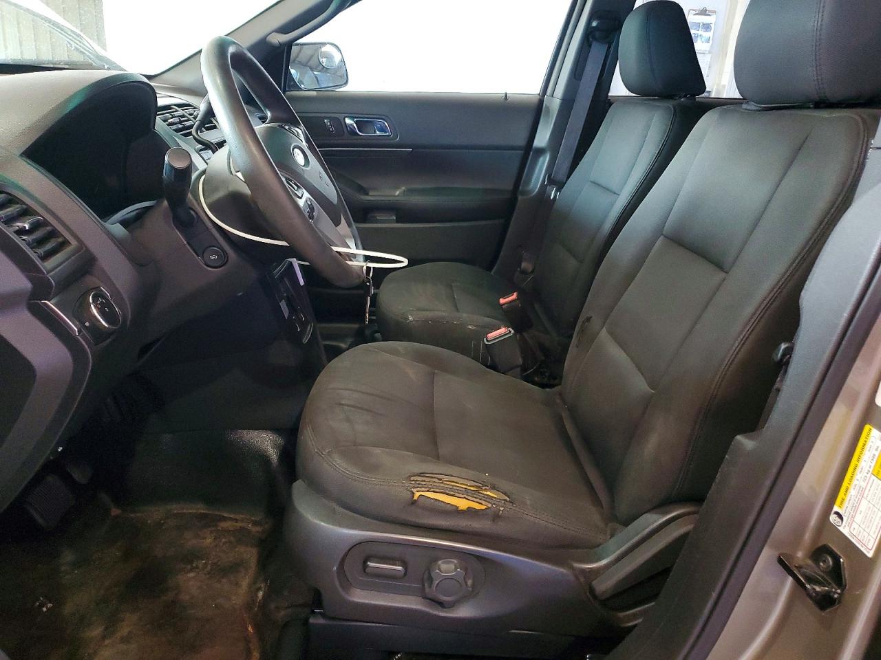 2015 Ford Explorer Police Interceptor Brown vin: 1FM5K8AR4FGC13959