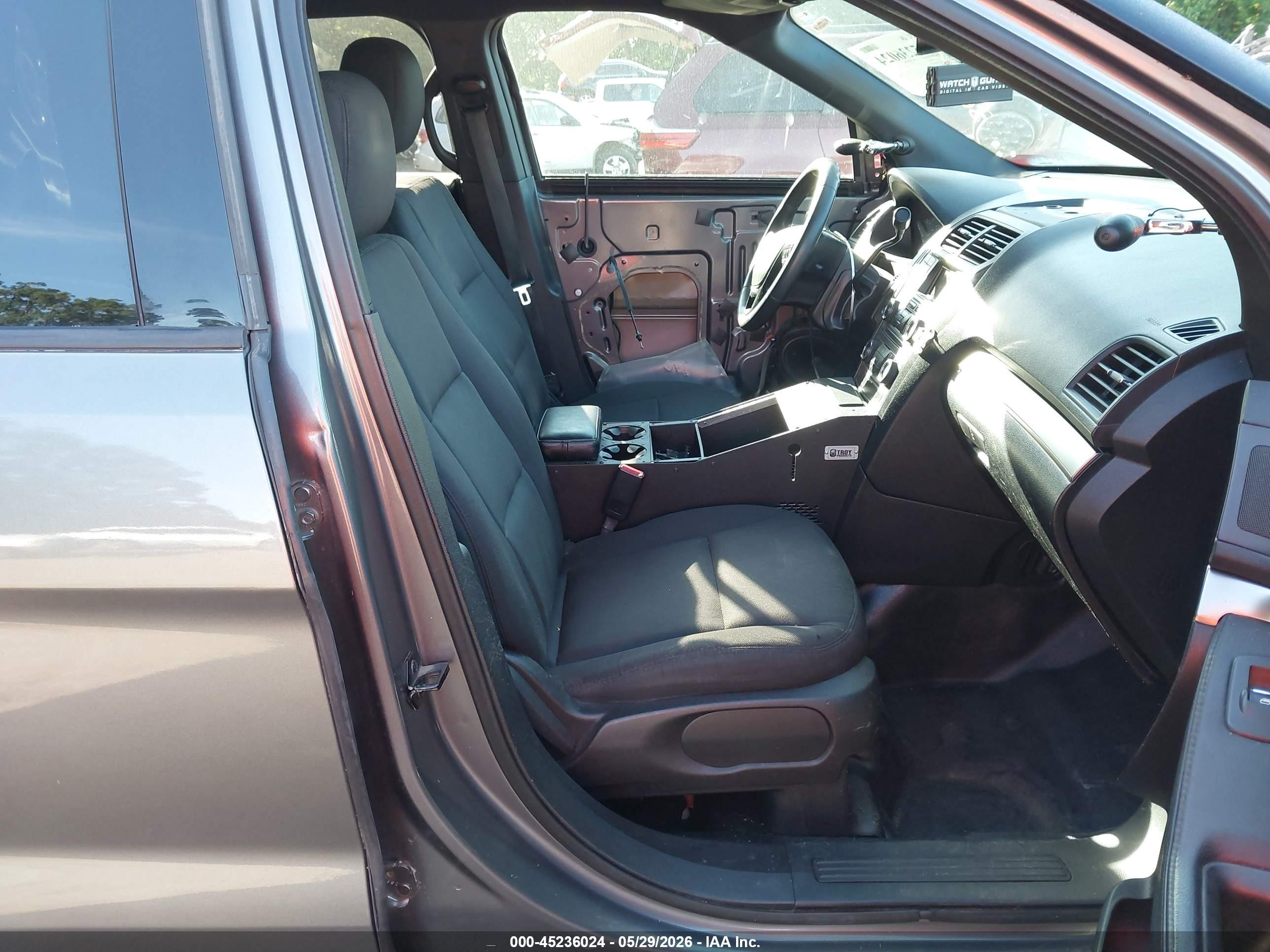 2017 Ford Utility Police Interceptor   Серый vin: 1FM5K8AR4HGC41330