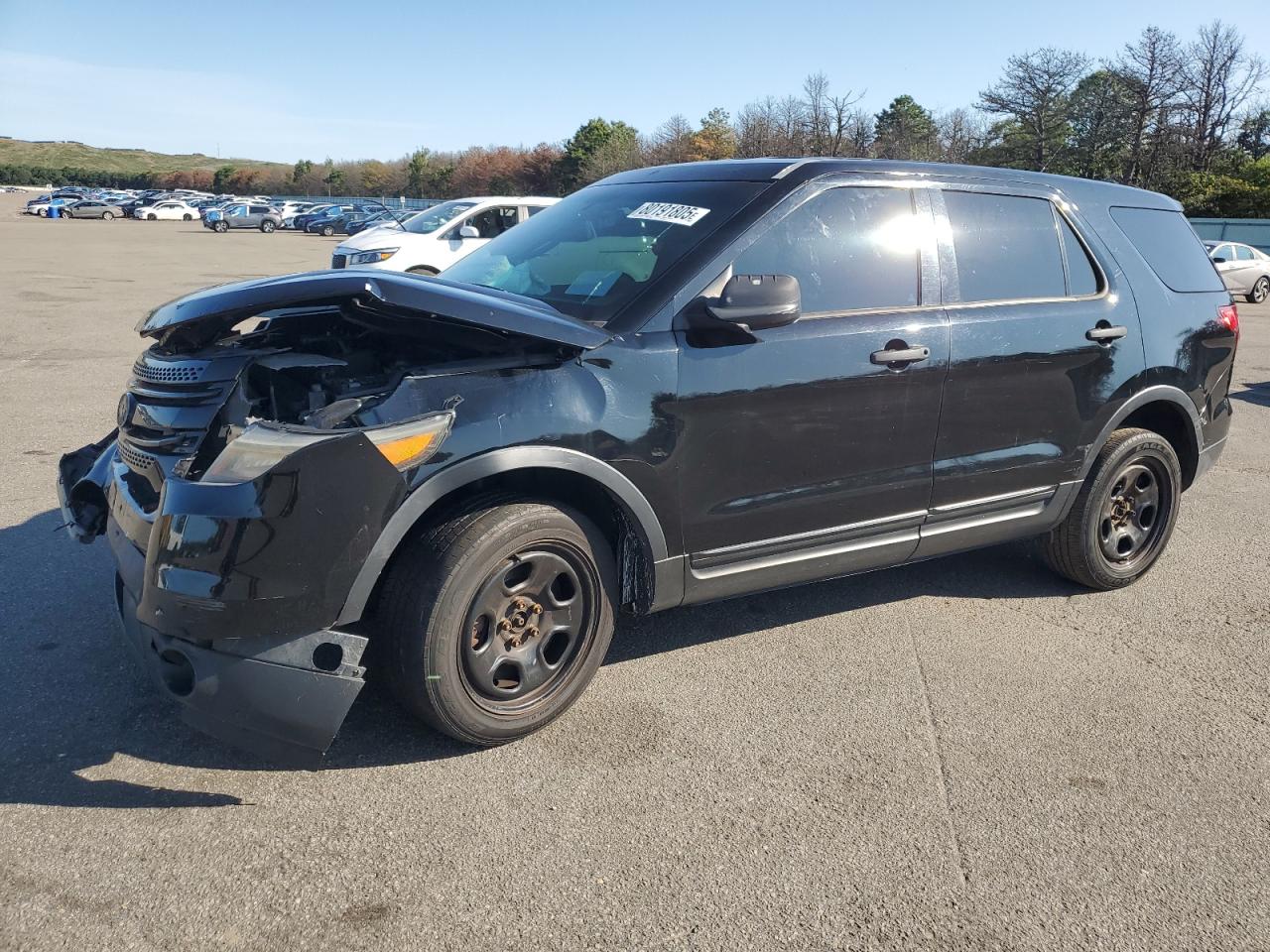 2013 Ford Explorer Police Interceptor Black vin: 1FM5K8AR5DGA02539