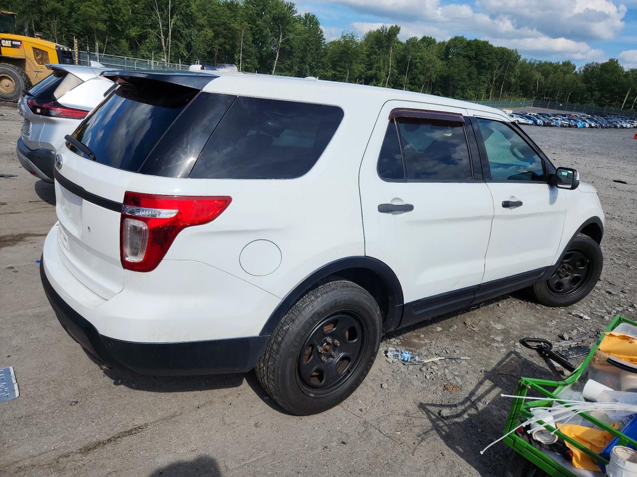 2013 Ford Explorer Police Interceptor Белый vin: 1FM5K8AR5DGA51482