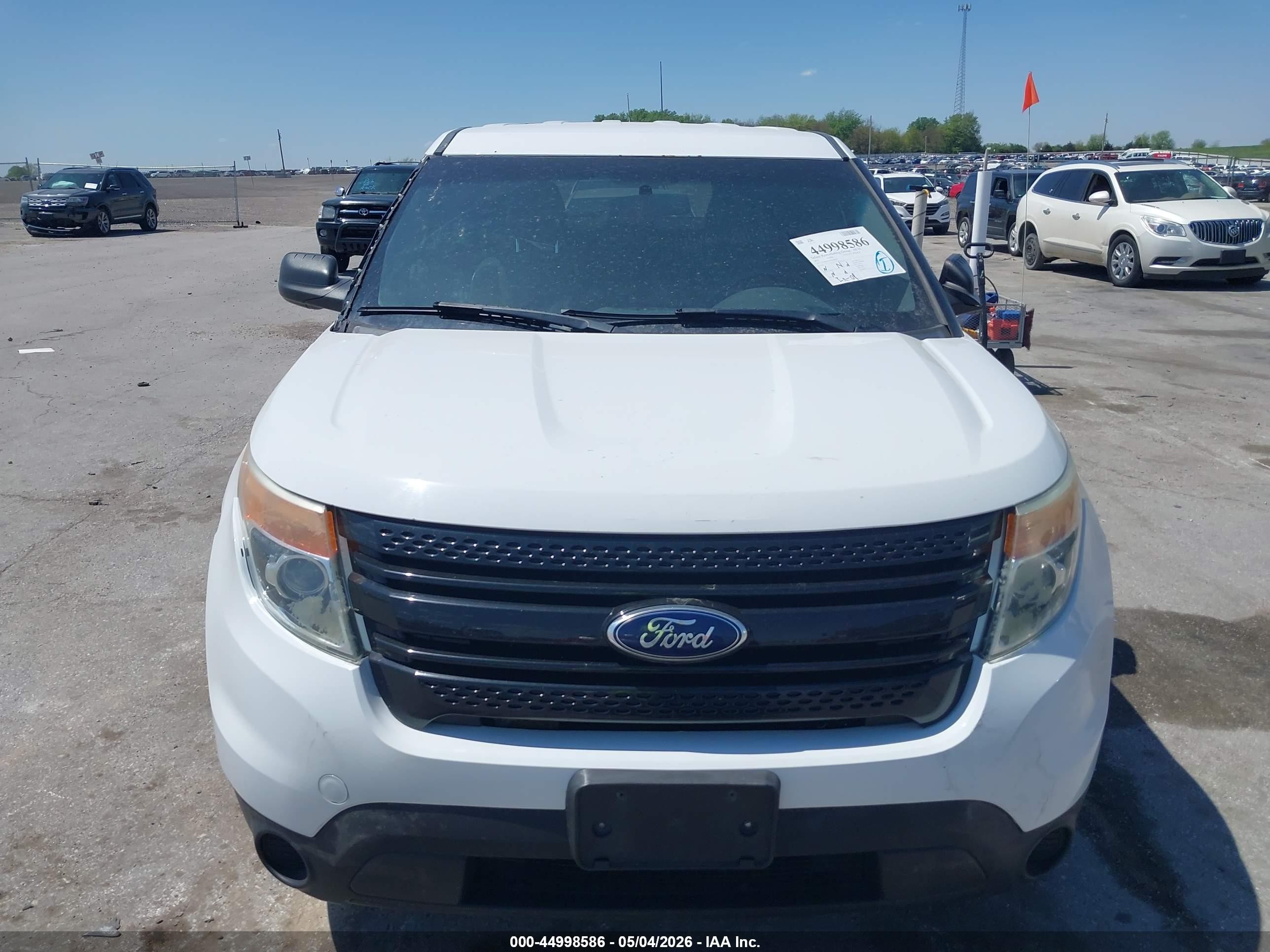 2014 Ford Utility Police Interceptor   Белый vin: 1FM5K8AR5EGA44775