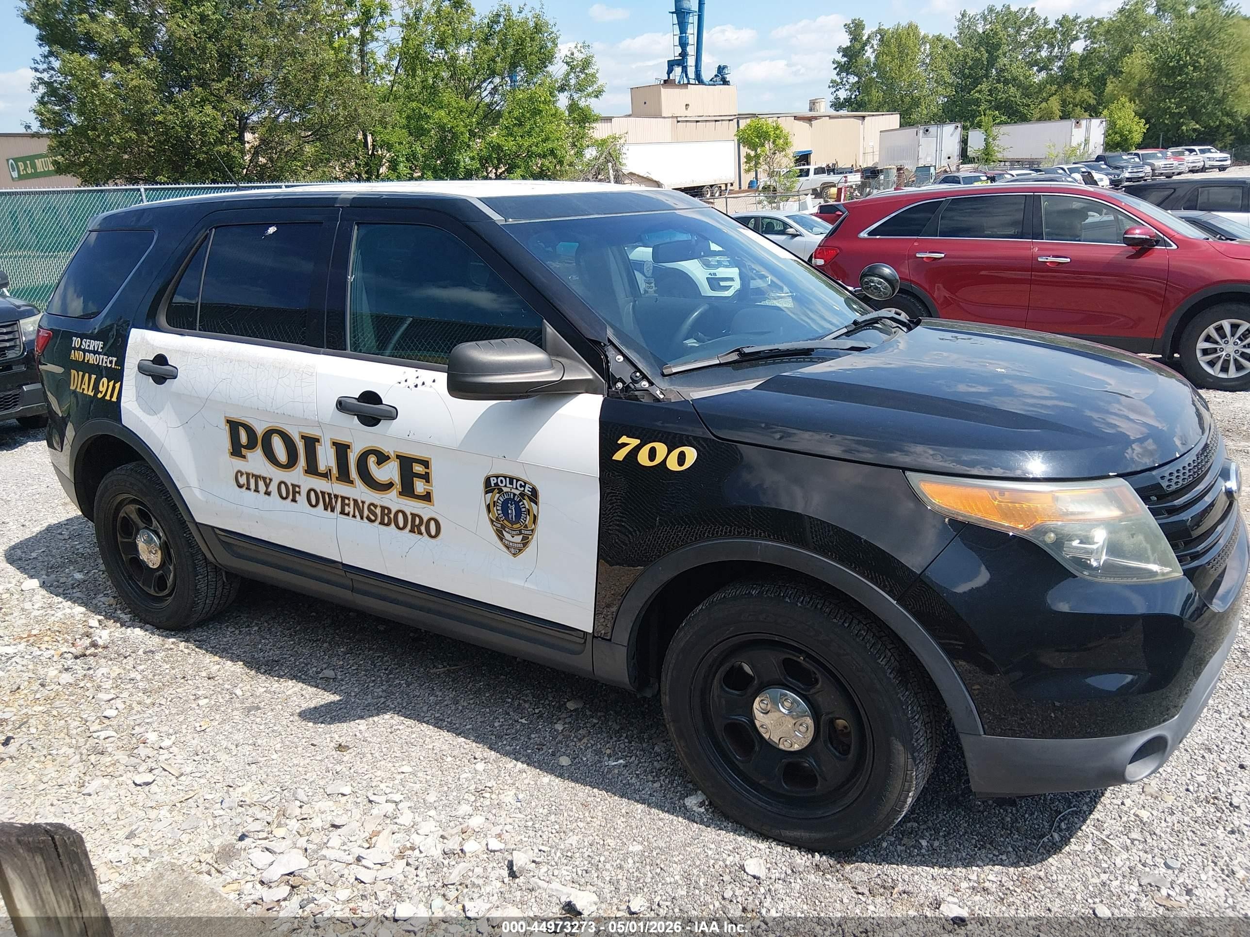 2015 Ford Utility Police Interceptor   Black vin: 1FM5K8AR5FGB03552