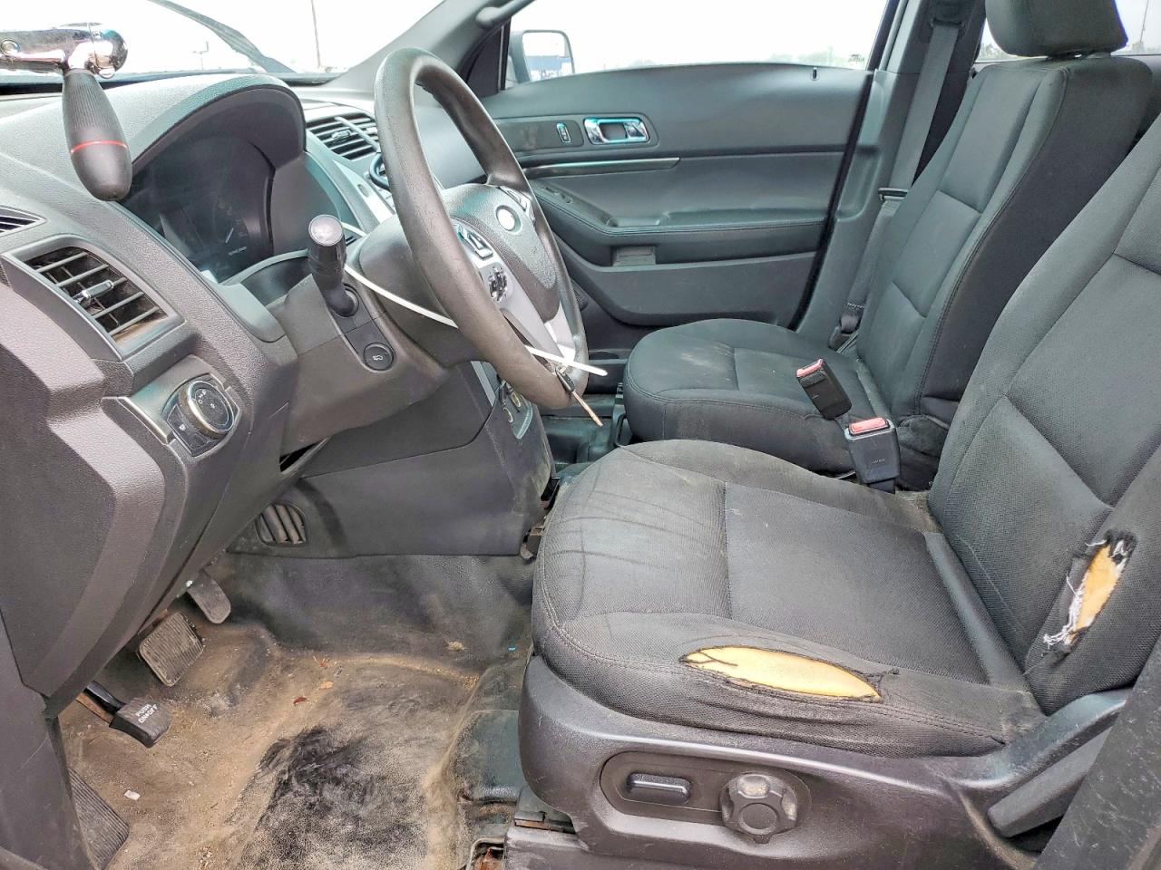 2015 Ford Explorer Police Interceptor Black vin: 1FM5K8AR5FGB91423
