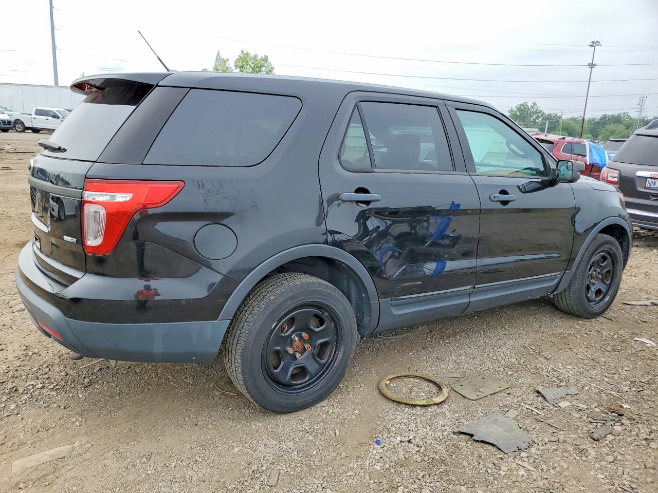 2015 Ford Explorer Police Interceptor Black vin: 1FM5K8AR5FGB91423