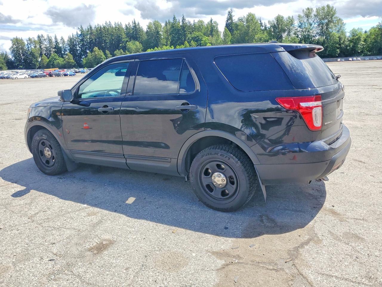 2015 Ford Explorer Police Interceptor Black vin: 1FM5K8AR5FGC67822