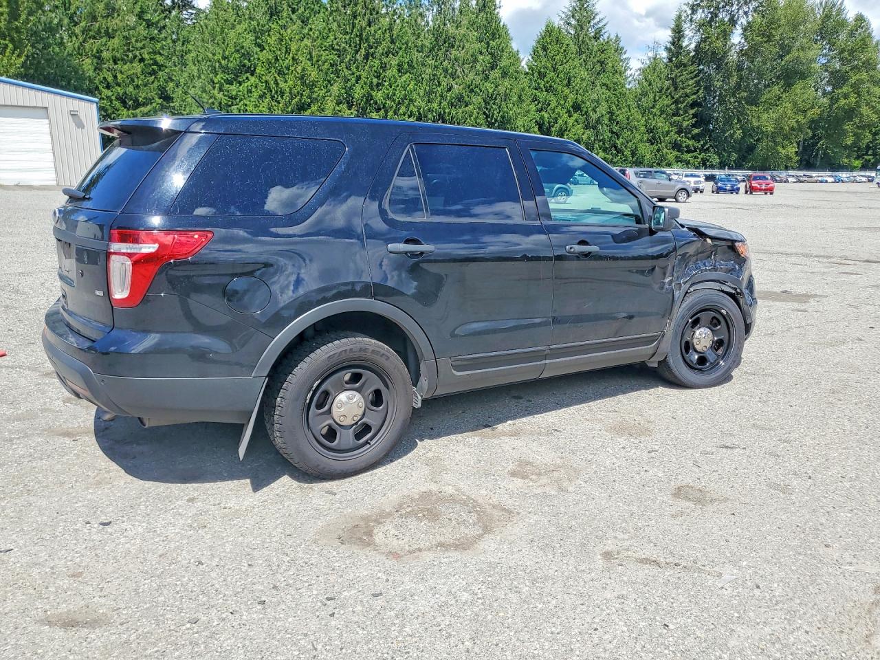 2015 Ford Explorer Police Interceptor Black vin: 1FM5K8AR5FGC67822