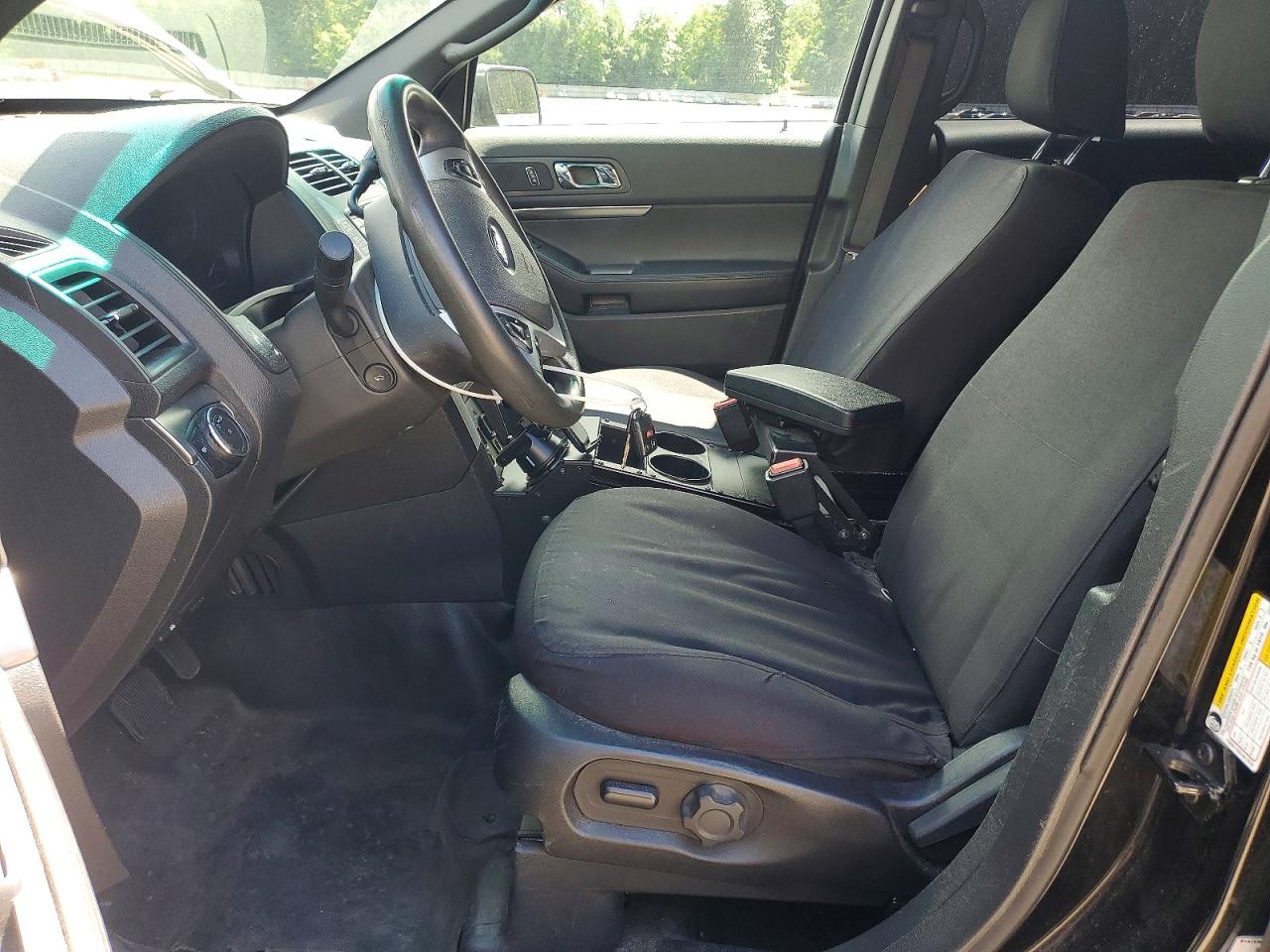 2015 Ford Explorer Police Interceptor Black vin: 1FM5K8AR5FGC67822