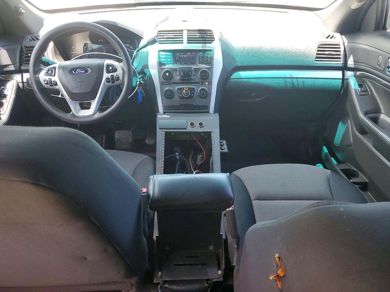 2013 Ford Explorer Police Interceptor Two Tone vin: 1FM5K8AR6DGA51474