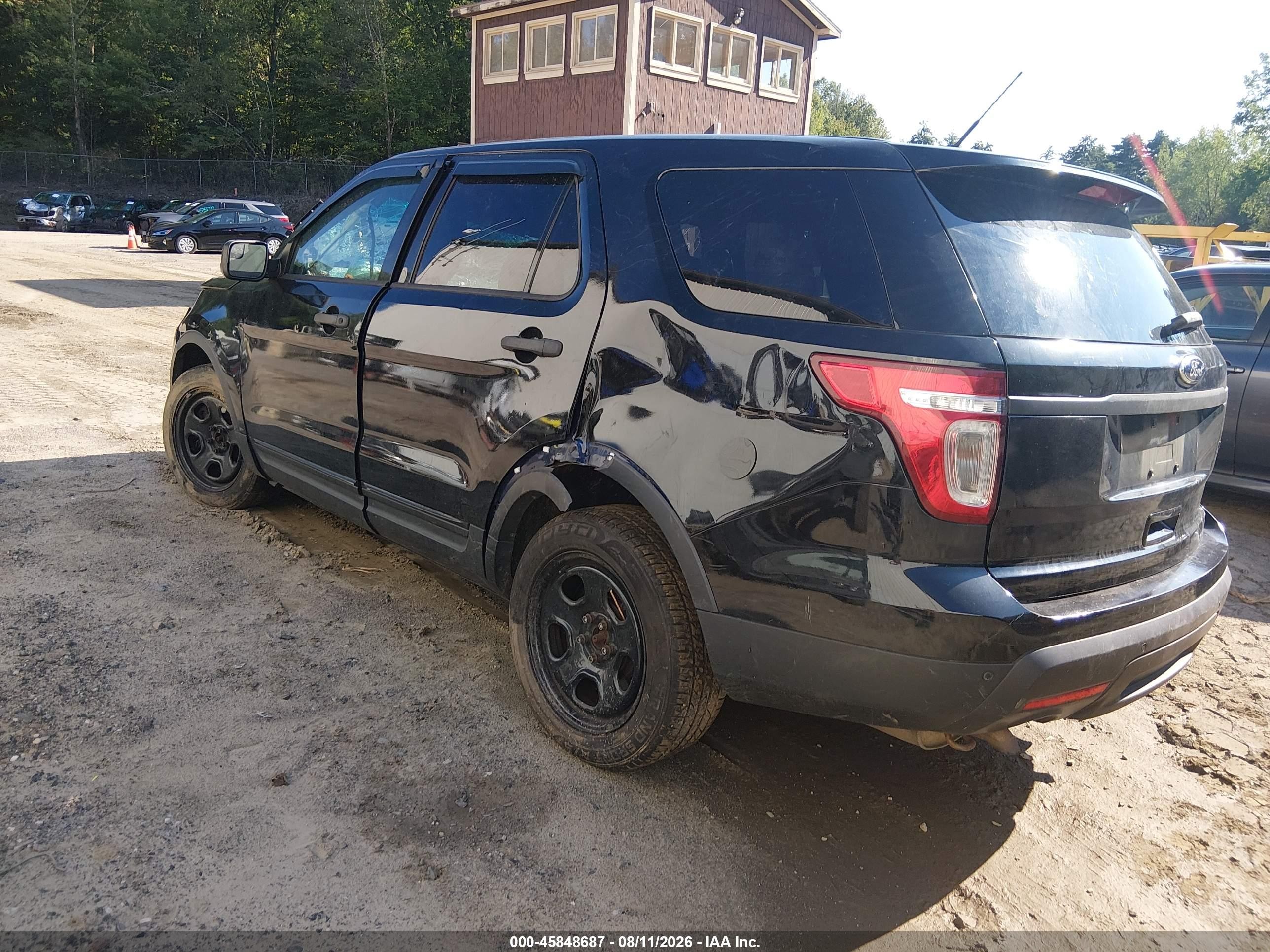 2013 Ford Utility Police Interceptor   Black vin: 1FM5K8AR6DGC35863