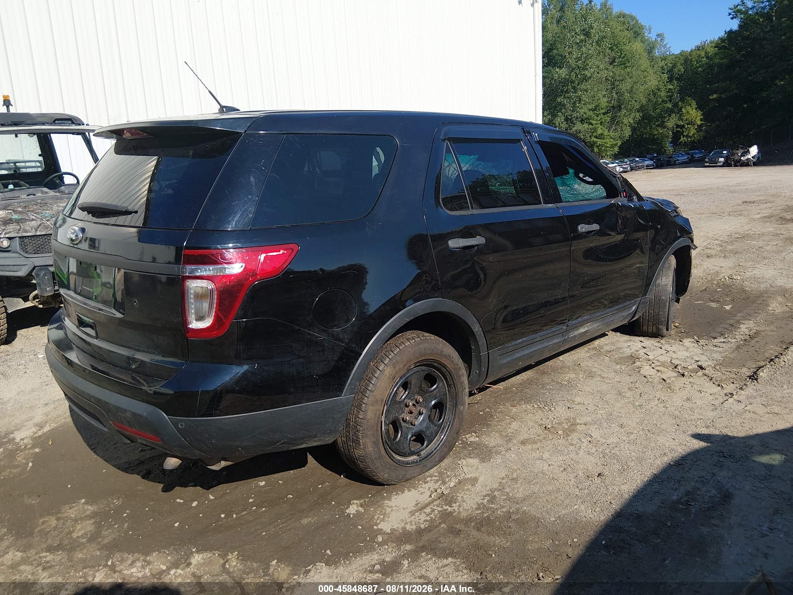 2013 Ford Utility Police Interceptor   Black vin: 1FM5K8AR6DGC35863