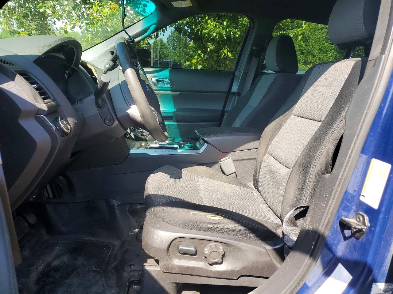 2014 Ford Explorer Police Interceptor Синий vin: 1FM5K8AR6EGC50025